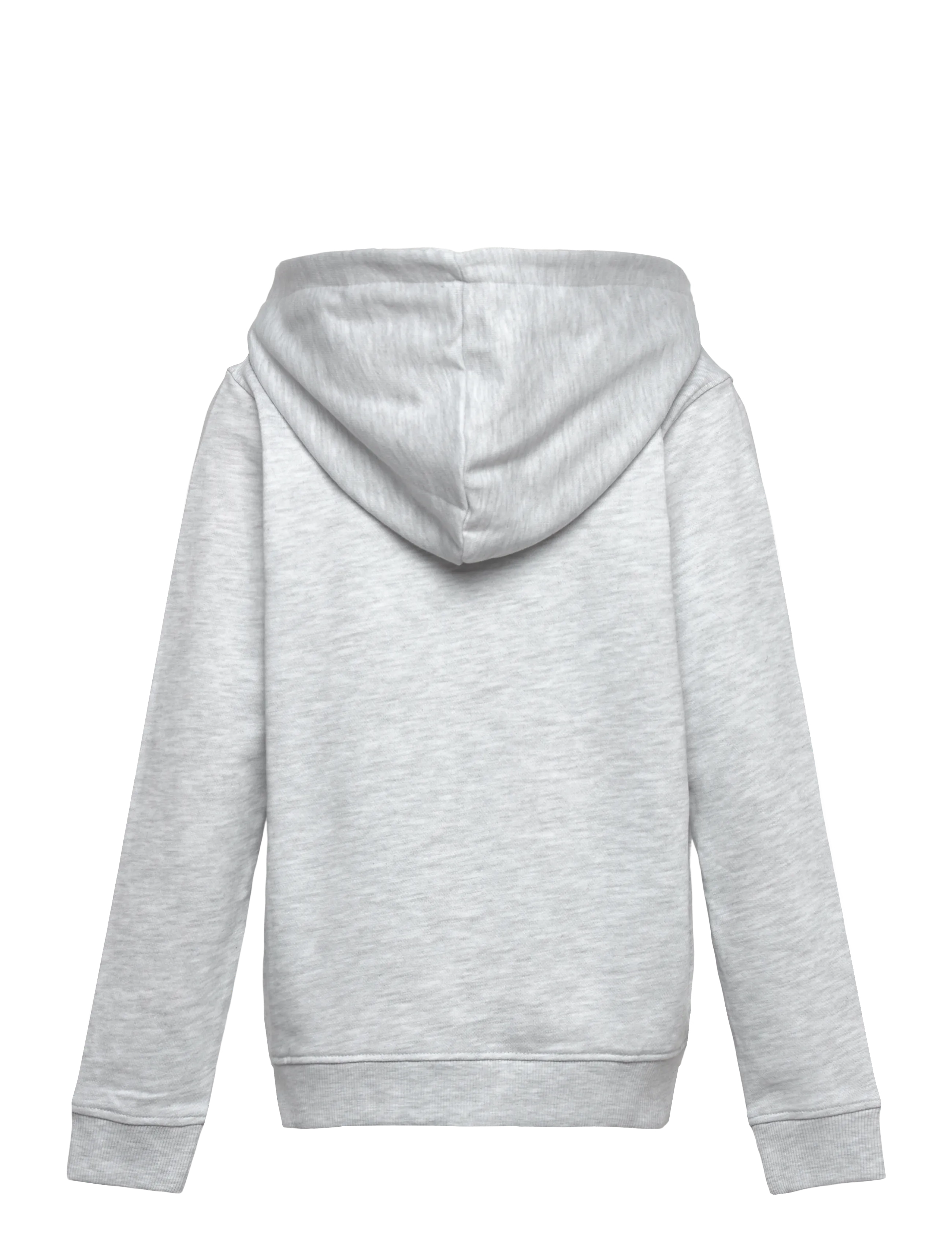 Jack & Jones - JJCOLLEGE LOGO SWEAT ZIP HOOD JNR - hættetrøjer - white melange - 1