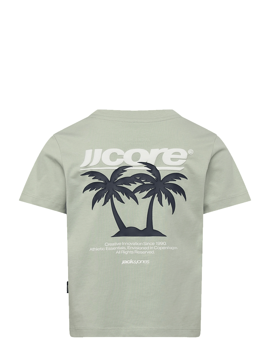 Jack & Jones - JCOCLUB BACK IMAGERY TEE SS CN MNI - lühikeste varrukatega t-särgid - aqua gray - 1