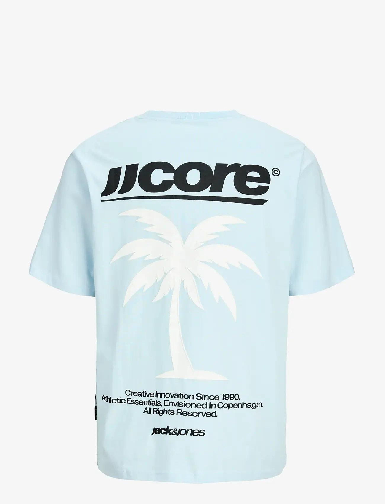 Jack & Jones - JCOCLUB BACK IMAGERY TEE SS CN MNI - kortærmede t-shirts - omphalodes - 1