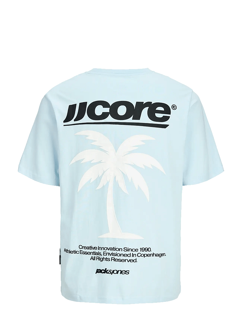 Jack & Jones - JCOCLUB BACK IMAGERY TEE SS CN MNI - kortærmede t-shirts - omphalodes - 1