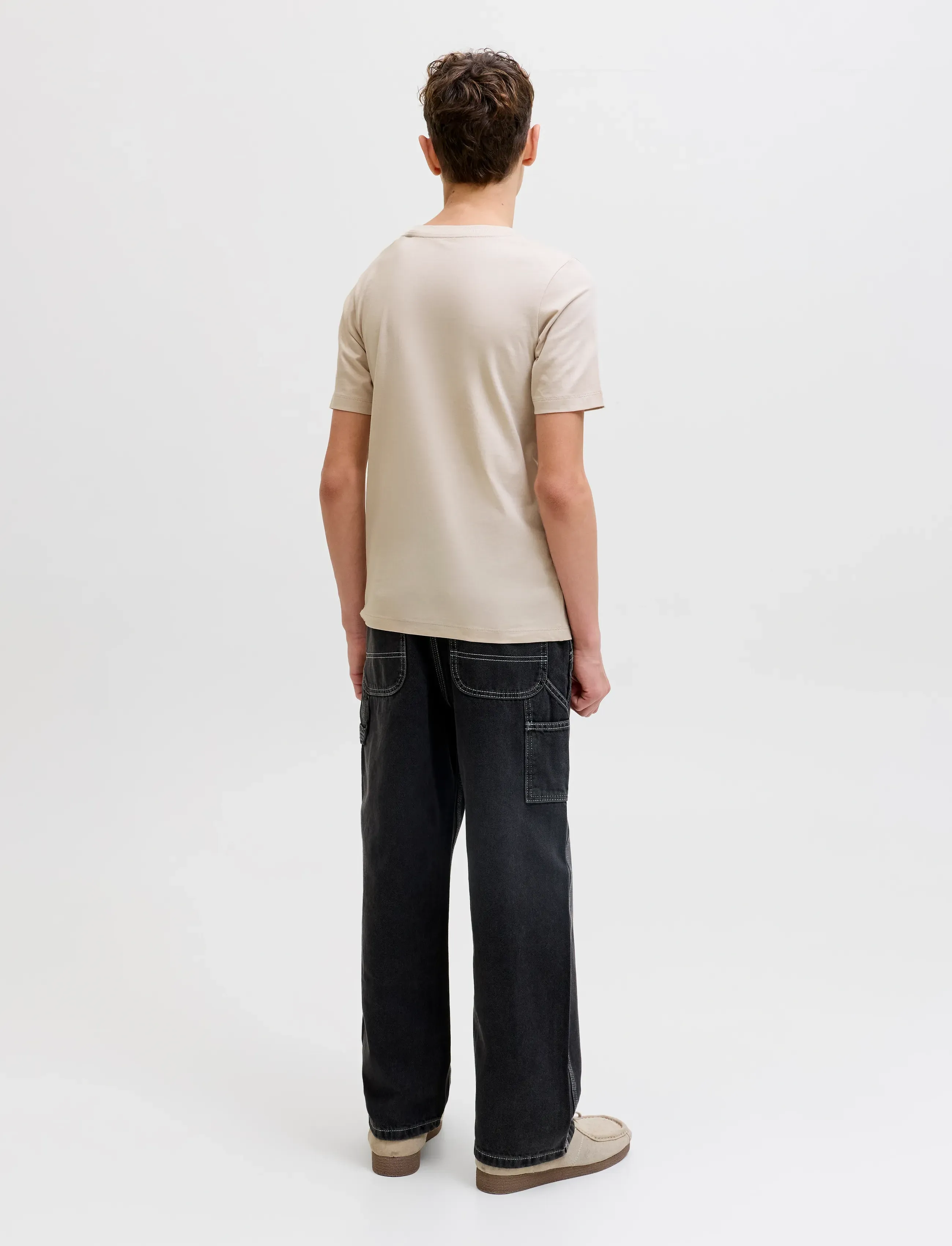 Jack & Jones - JJGRAYSON TEE SS CREW NECK 2PK MP JNR - celestial blue - 2