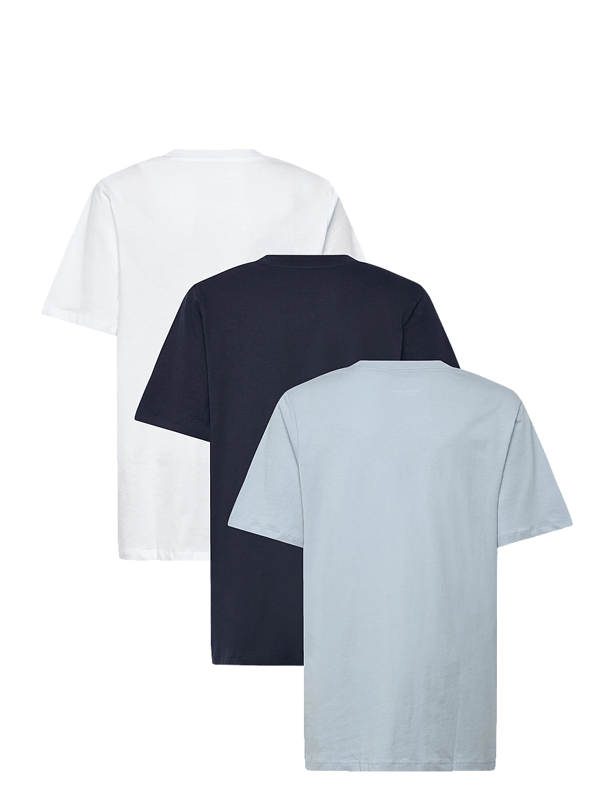 Jack & Jones - JJBRANDON TEE SS CREW NECK 3PK MP JNR - kurzärmelige - bright white - 1