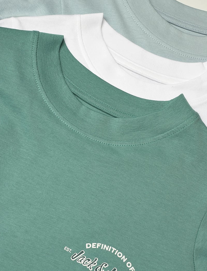 Jack & Jones - JJBRANDON TEE SS CREW NECK 3PK MP JNR - short-sleeved t-shirts - bright white - 1