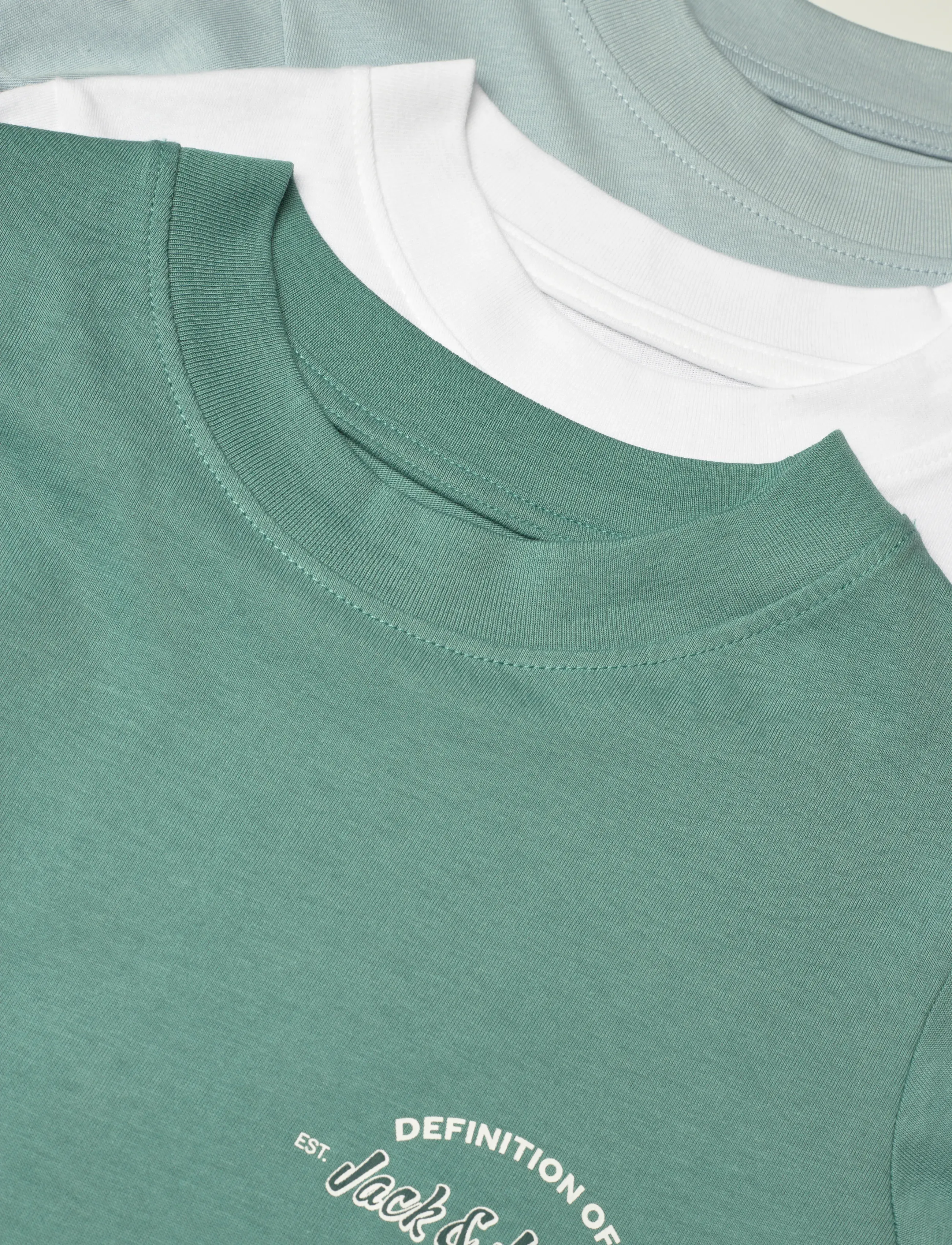 Jack & Jones - JJBRANDON TEE SS CREW NECK 3PK MP JNR - bright white - 1