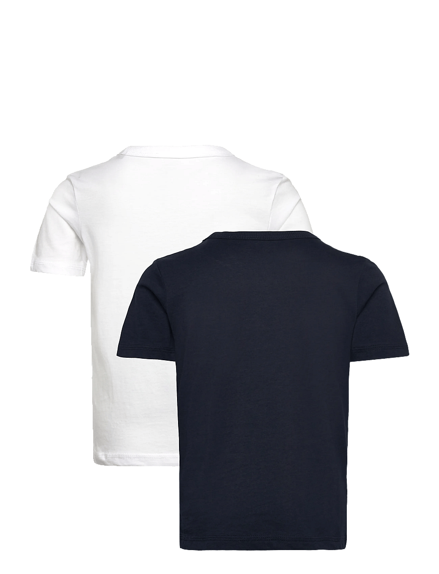 Jack & Jones - JJCOLLEGE LOGO TEE SS CN 2PK MP JNR - kortærmede t-shirts - navy blazer - 2