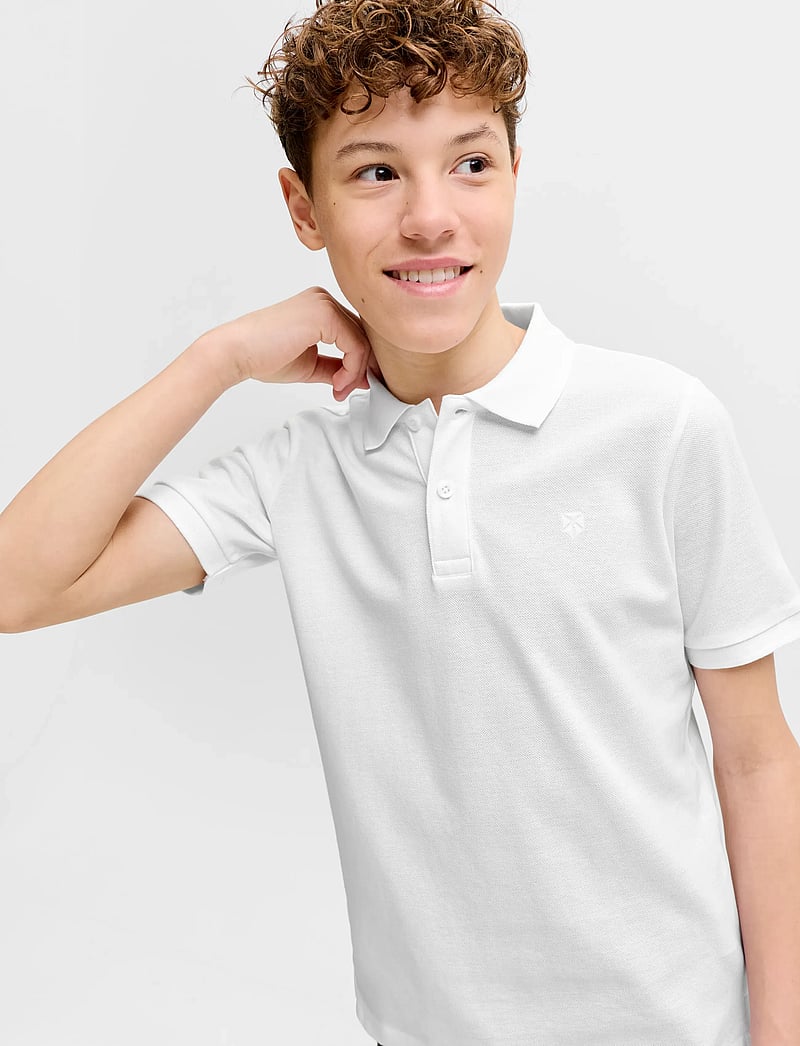 Jack & Jones - JPRBLAWESTON SS POLO JNR - kurzärmelig - bright white - 5