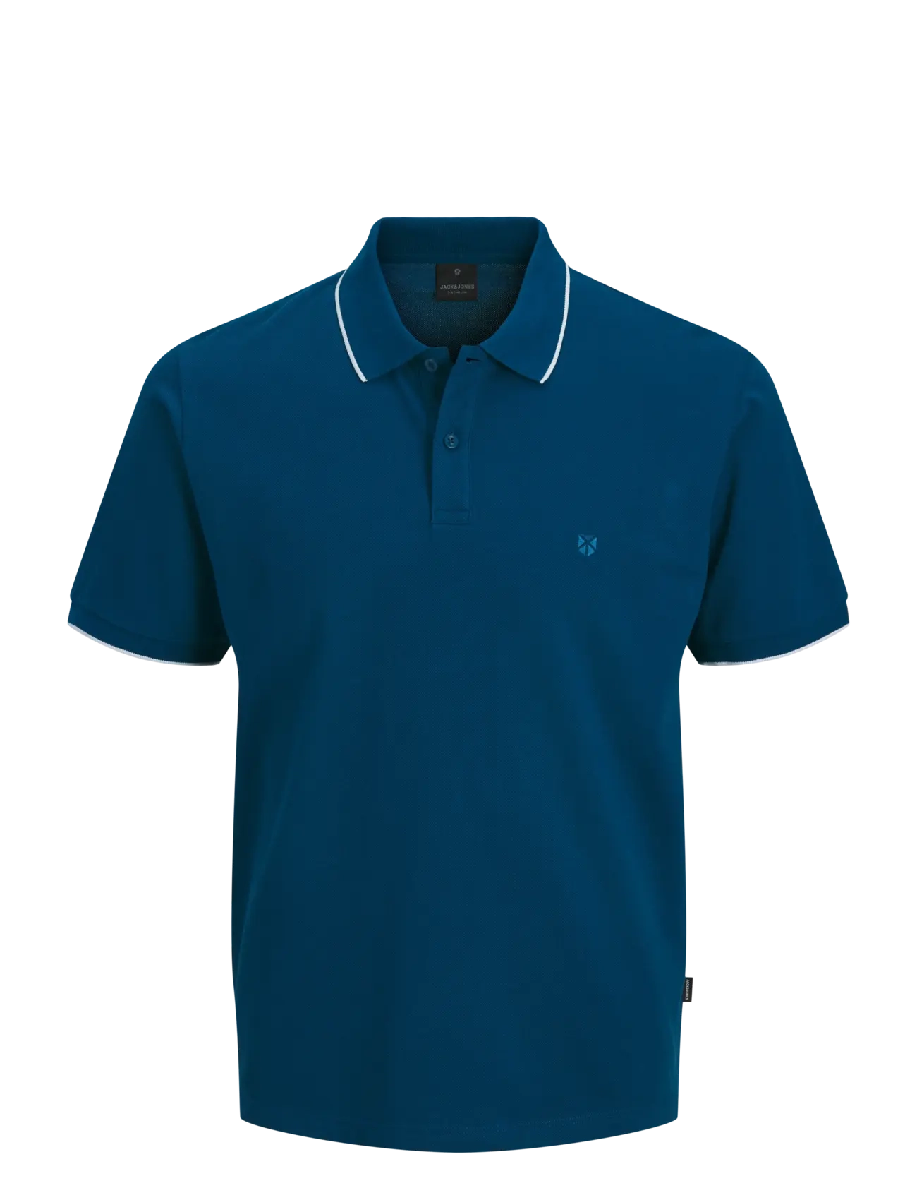 Jack & Jones JPRBLAWESTON SS POLO JNR - Overdele - ESTATE BLUE / white