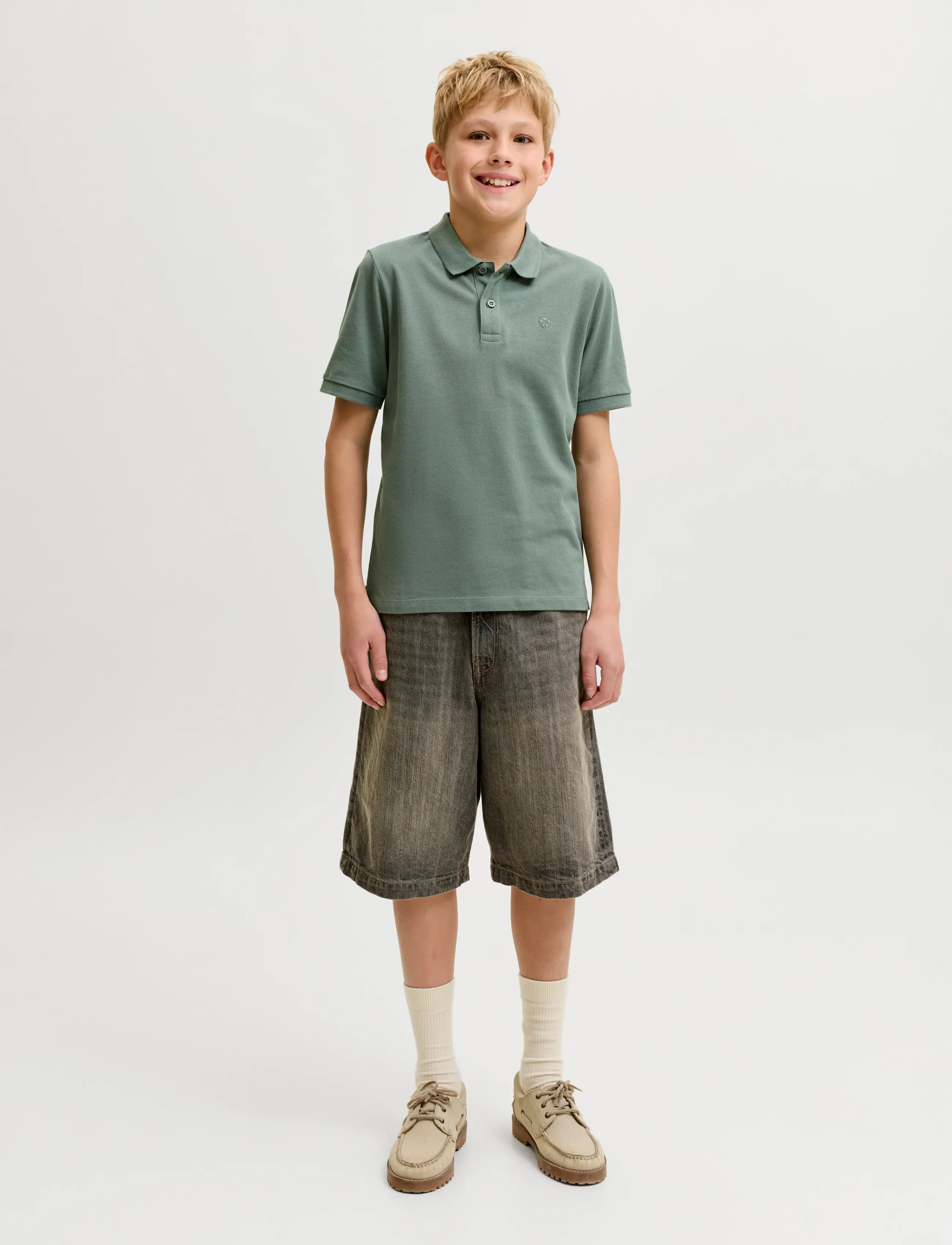Jack & Jones - JPRBLAWESTON SS POLO JNR - short-sleeved polos - laurel wreath - 4