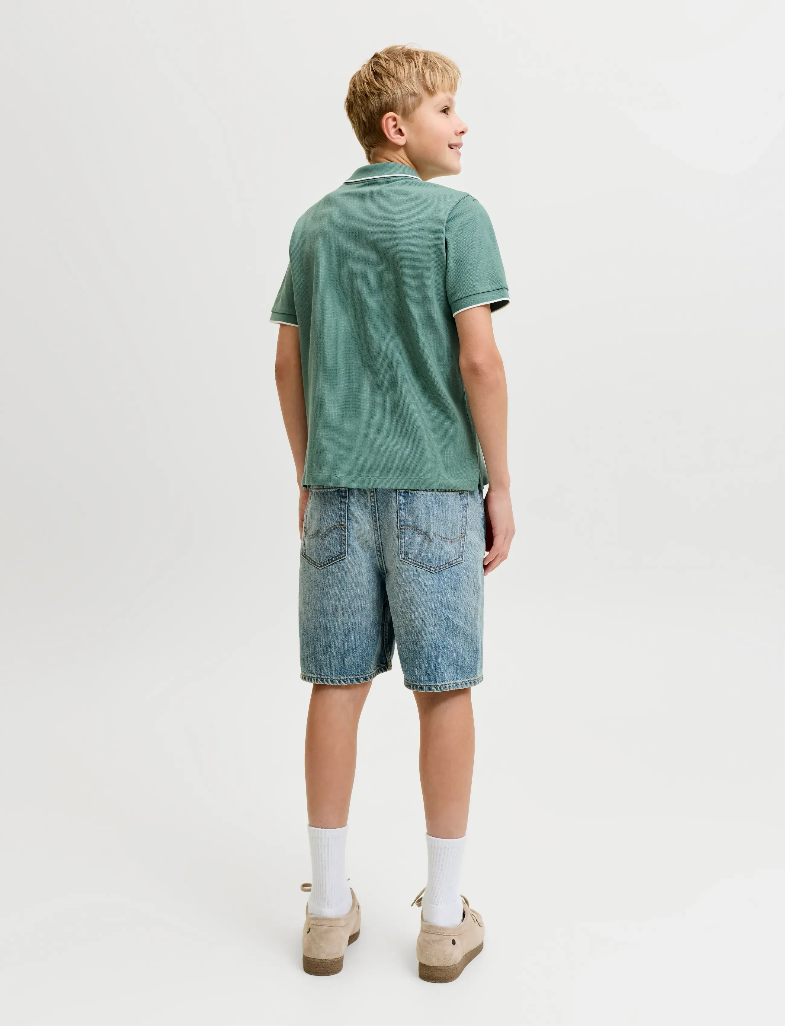 Jack & Jones - JPRBLAWESTON SS POLO JNR - short-sleeved polos - sagebrush green - 2