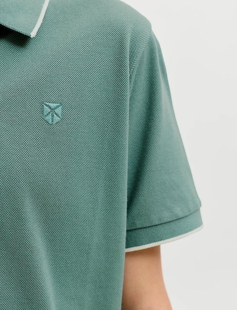 Jack & Jones - JPRBLAWESTON SS POLO JNR - kurzärmelig - sagebrush green - 4