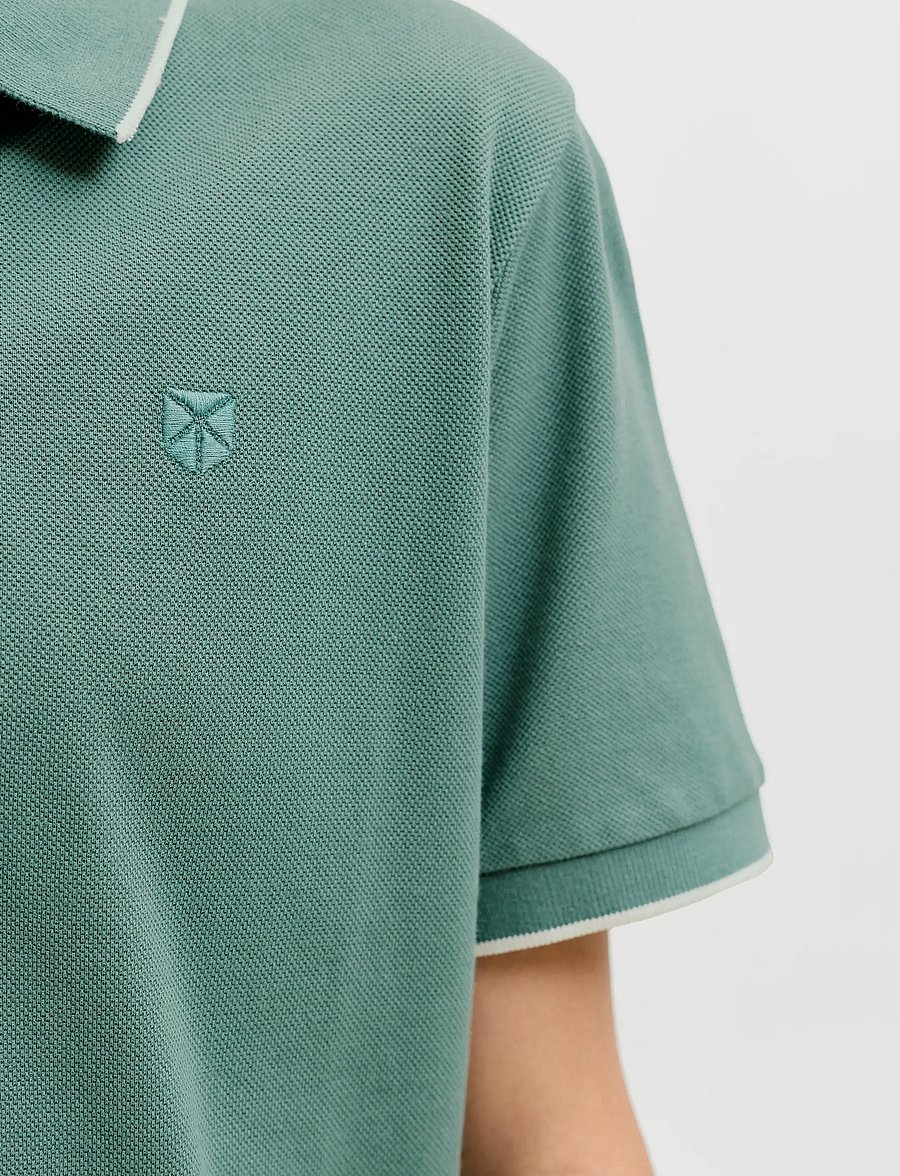 Jack & Jones - JPRBLAWESTON SS POLO JNR - kortärmade pikéer - sagebrush green - 4
