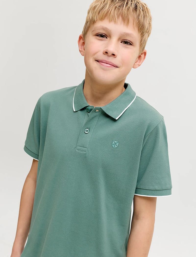 Jack & Jones - JPRBLAWESTON SS POLO JNR - kurzärmelig - sagebrush green - 5