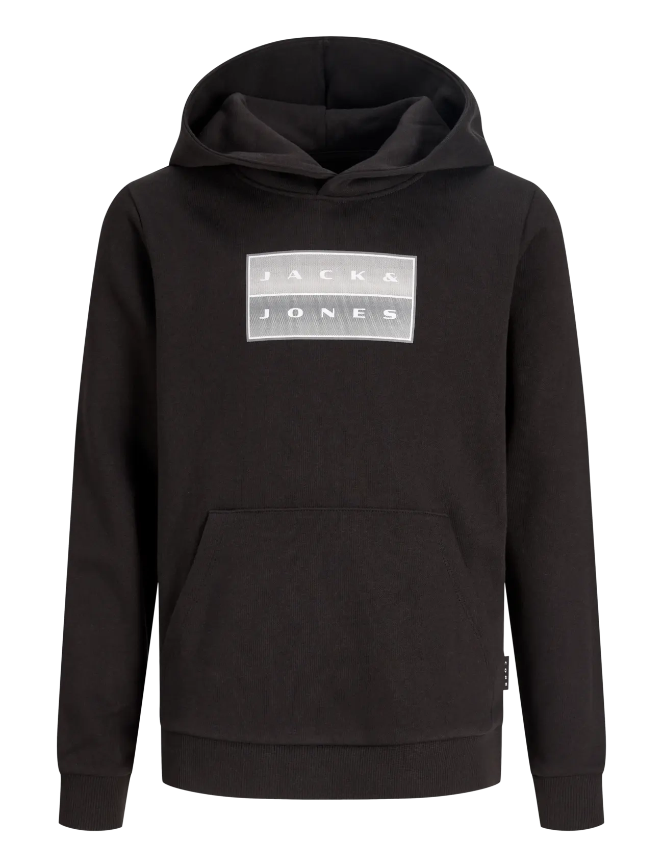 Jack & Jones JCOFUSION GRAPHIC SWEAT HOOD SN JNR - Hoodies - BLACK / black