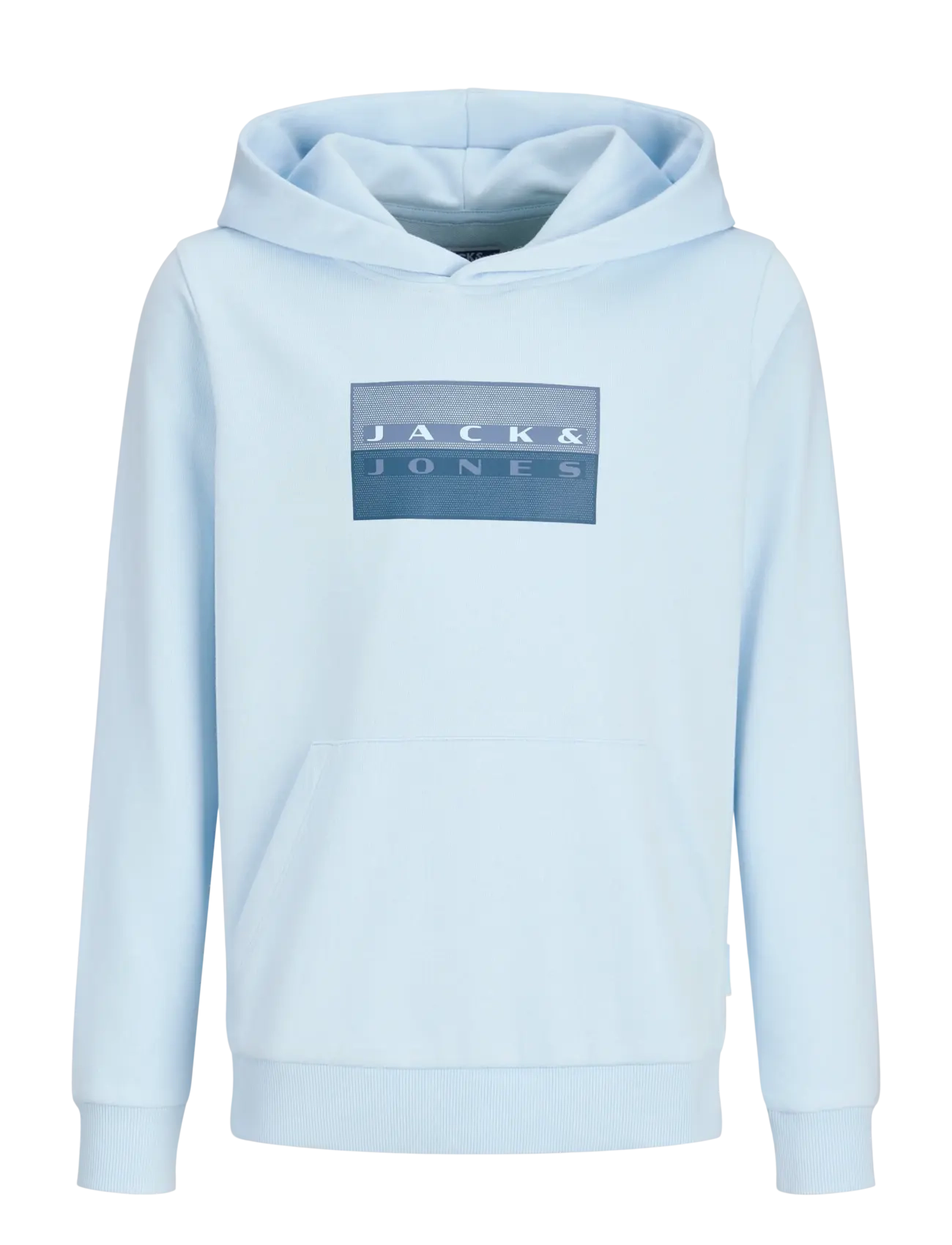 Jack & Jones JCOFUSION GRAPHIC SWEAT HOOD UNB SN JNR - Kapuzenpullover - OMPHALODES / blue