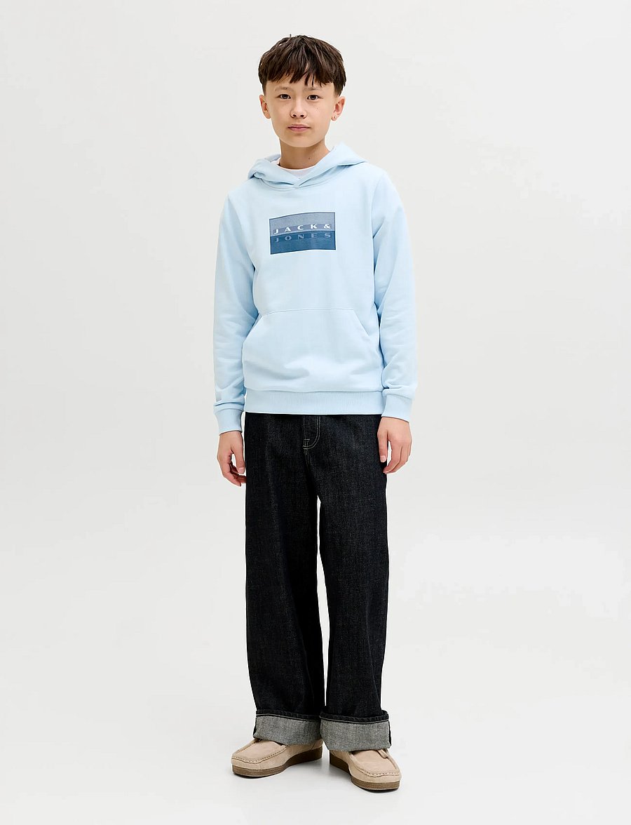 Jack & Jones - JCOFUSION GRAPHIC SWEAT HOOD UNB SN JNR - kapuzenpullover - omphalodes - 4