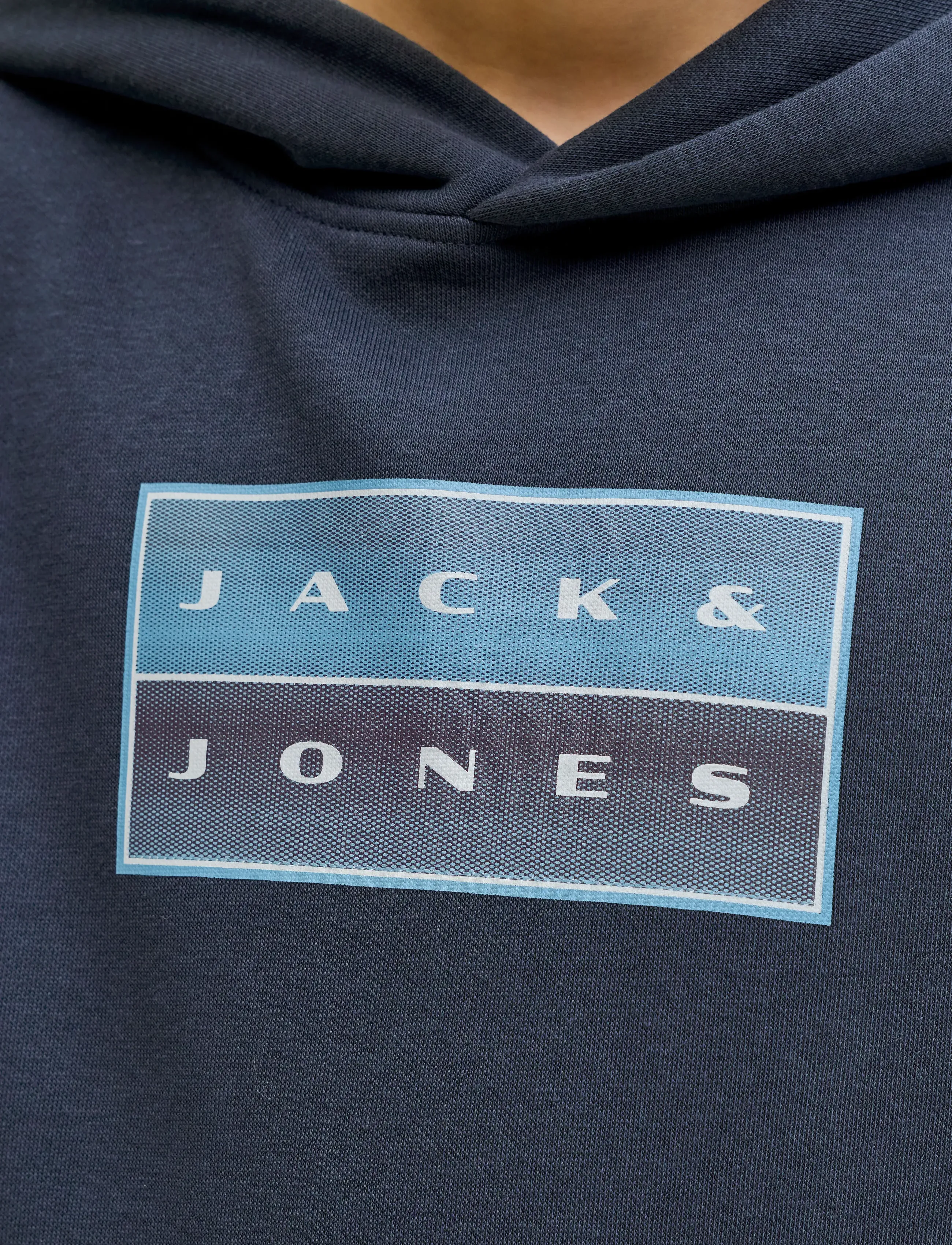 Jack & Jones - JCOFUSION GRAPHIC SWEAT HOOD SN JNR - hættetrøjer - outer space - 5