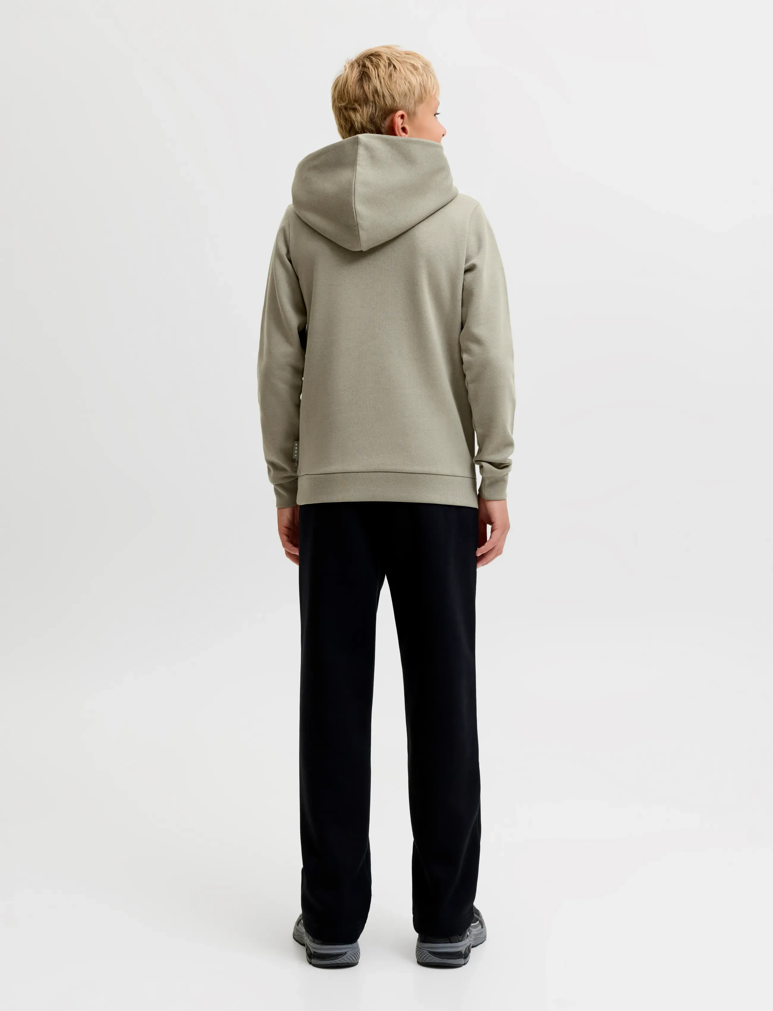 Jack & Jones - JCOFUSION GRAPHIC SWEAT HOOD SN JNR - hættetrøjer - vetiver - 3