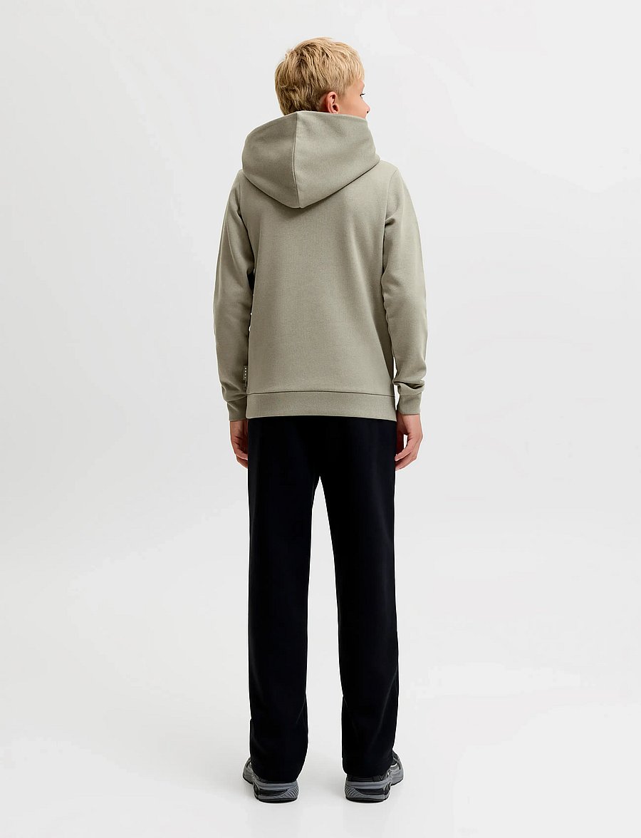 Jack & Jones - JCOFUSION GRAPHIC SWEAT HOOD UNB SN JNR - huvtröjor - vetiver - 3