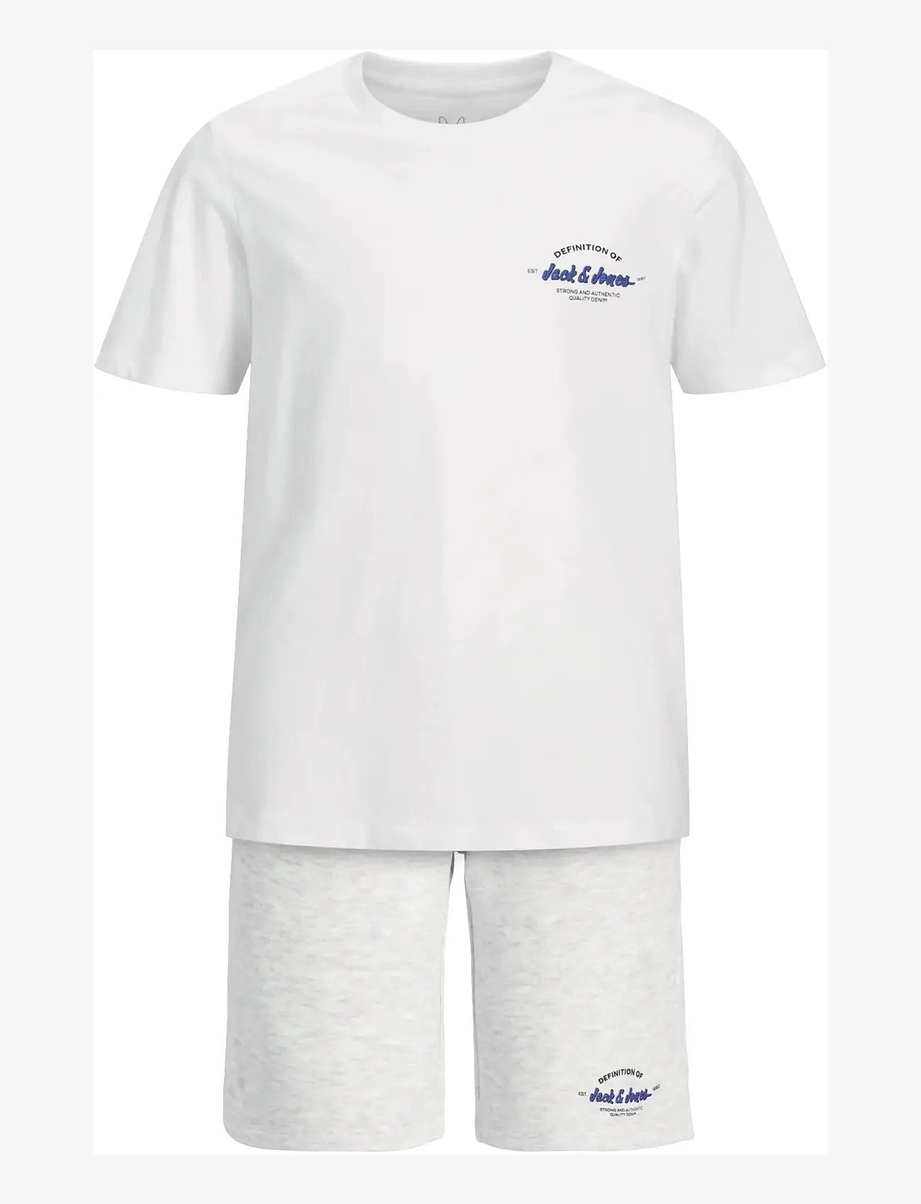 Jack & Jones - JJBRANDON TEE SHORTS SET MP JNR - bright white - 1