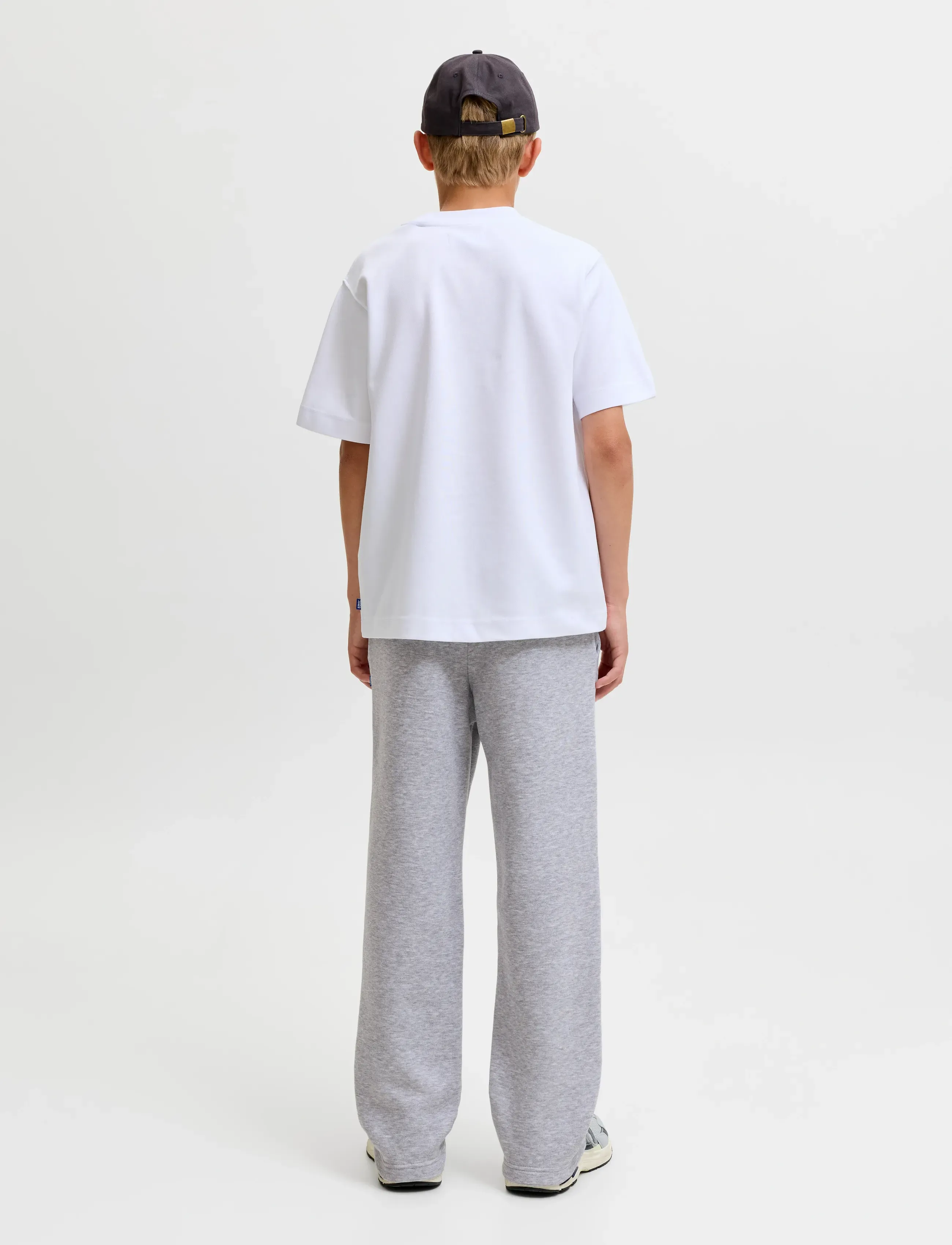 Jack & Jones - JPSTKANE BRADLEY UNC SWT PANT JNR SN - light grey melange - 3