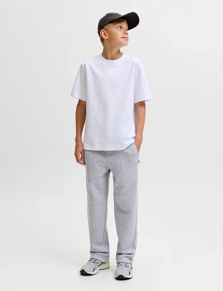 Jack & Jones - JPSTKANE BRADLEY UNC SWT PANT JNR SN - light grey melange - 4