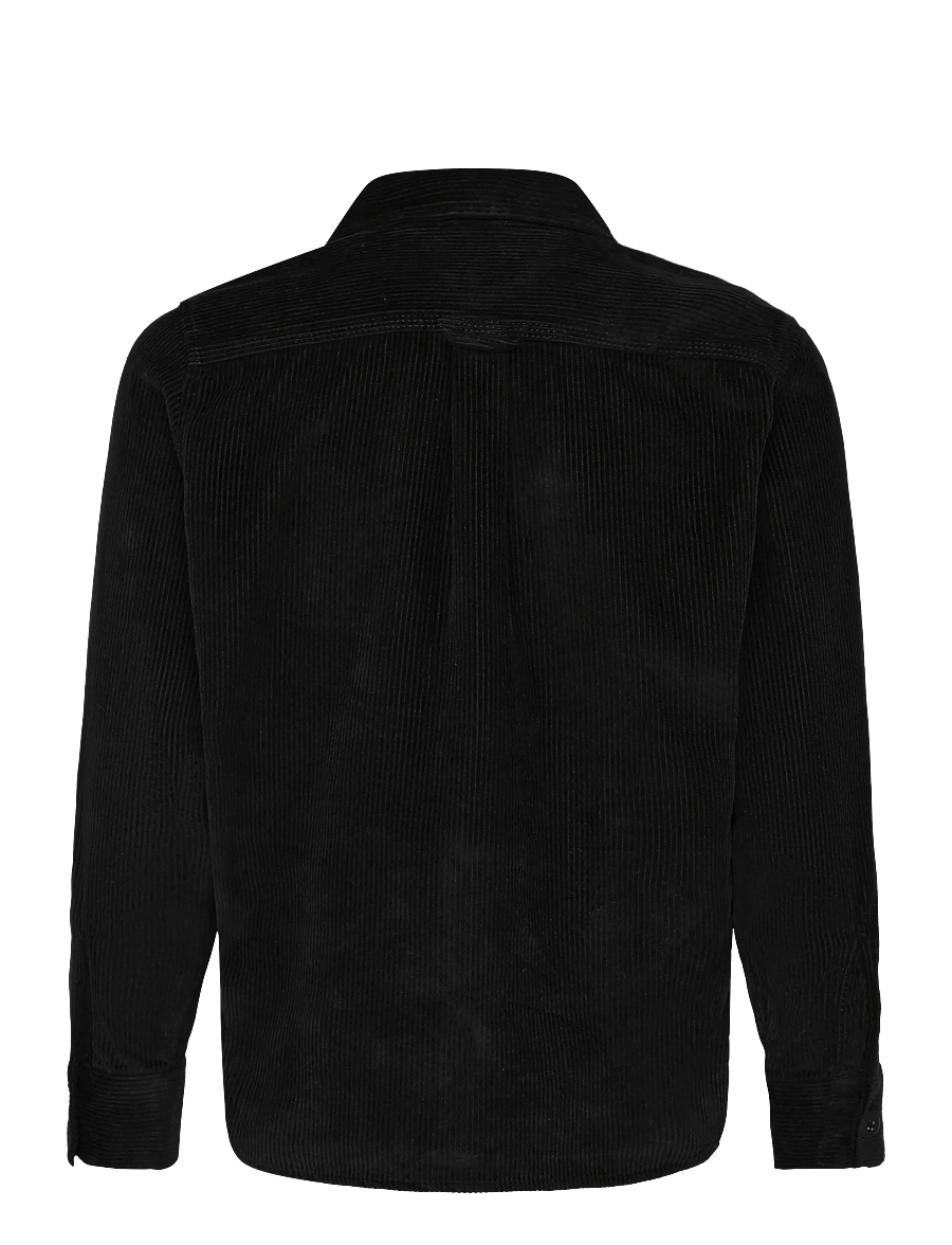 Jack & Jones - JJEREGENT CORD OVERSHIRT LS JNR - overshirts - black - 1
