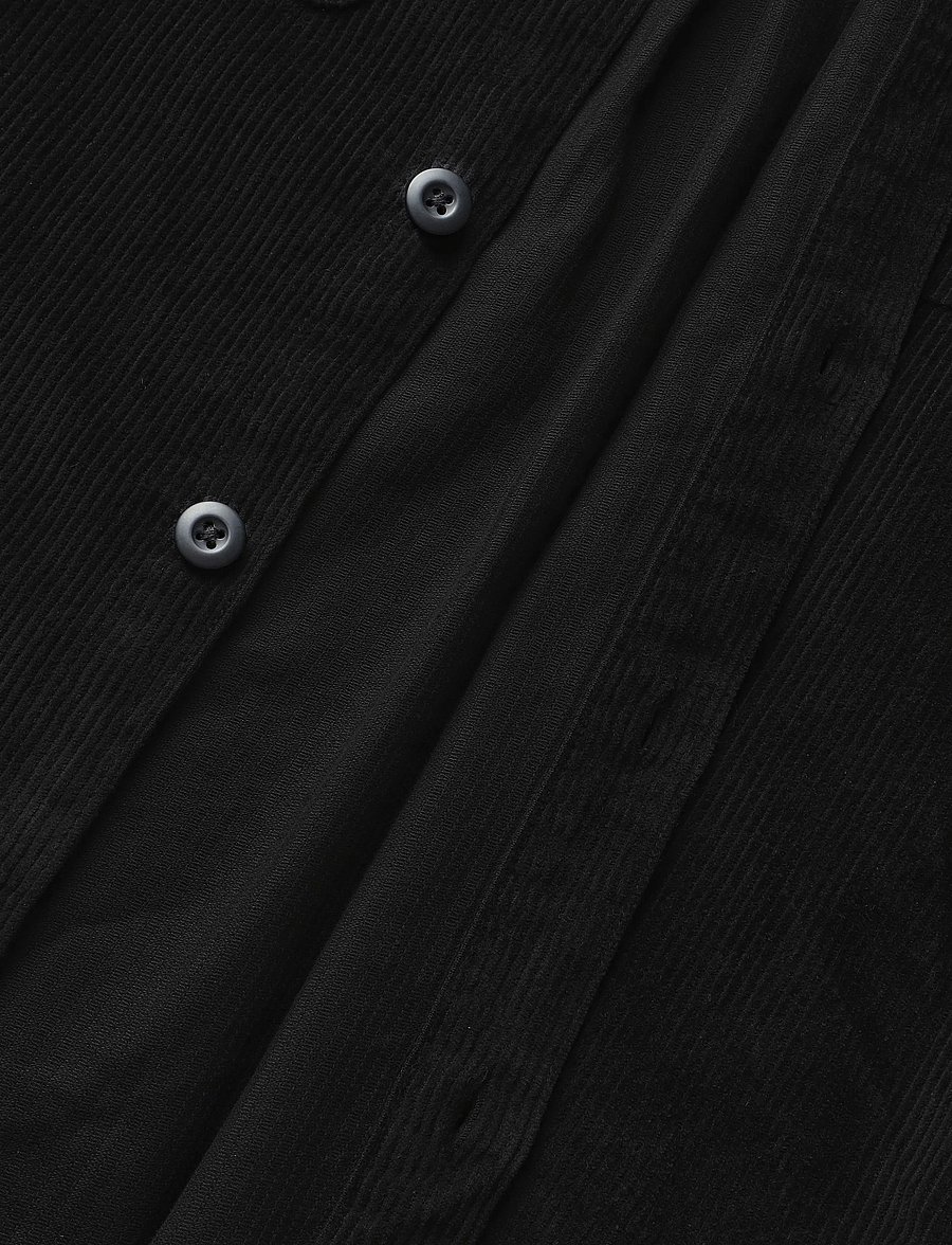 Jack & Jones - JJEREGENT CORD OVERSHIRT LS JNR - overshirts - black - 3