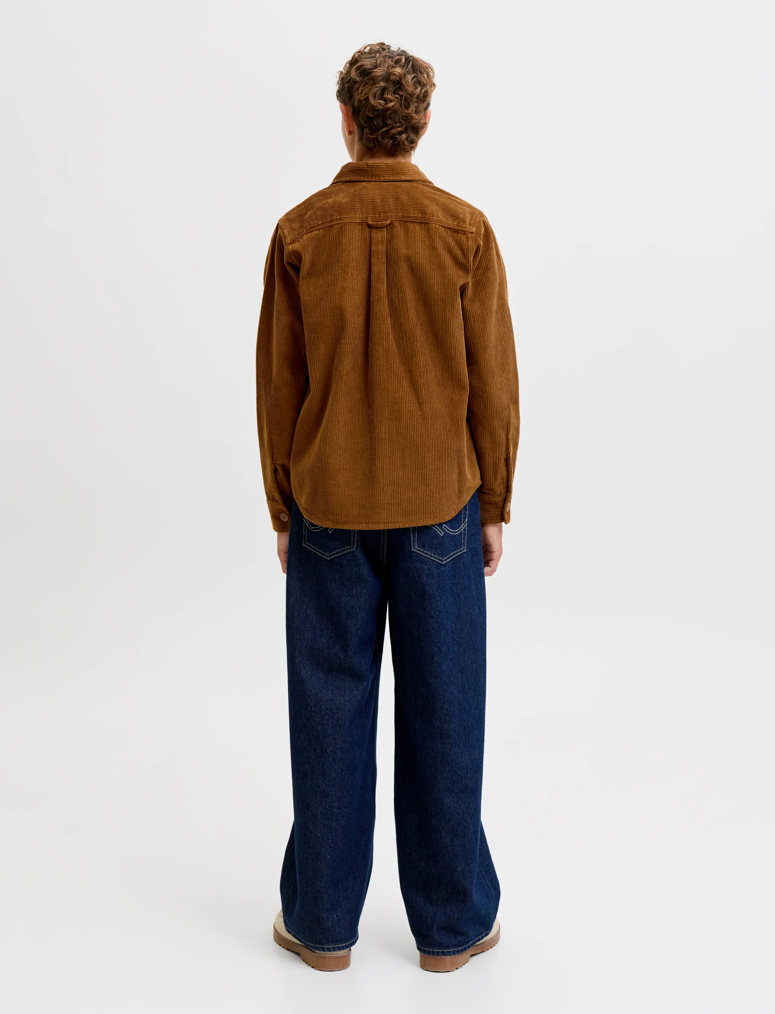 Jack & Jones - JJEREGENT CORD OVERSHIRT LS JNR - overshirts - monks robe - 3