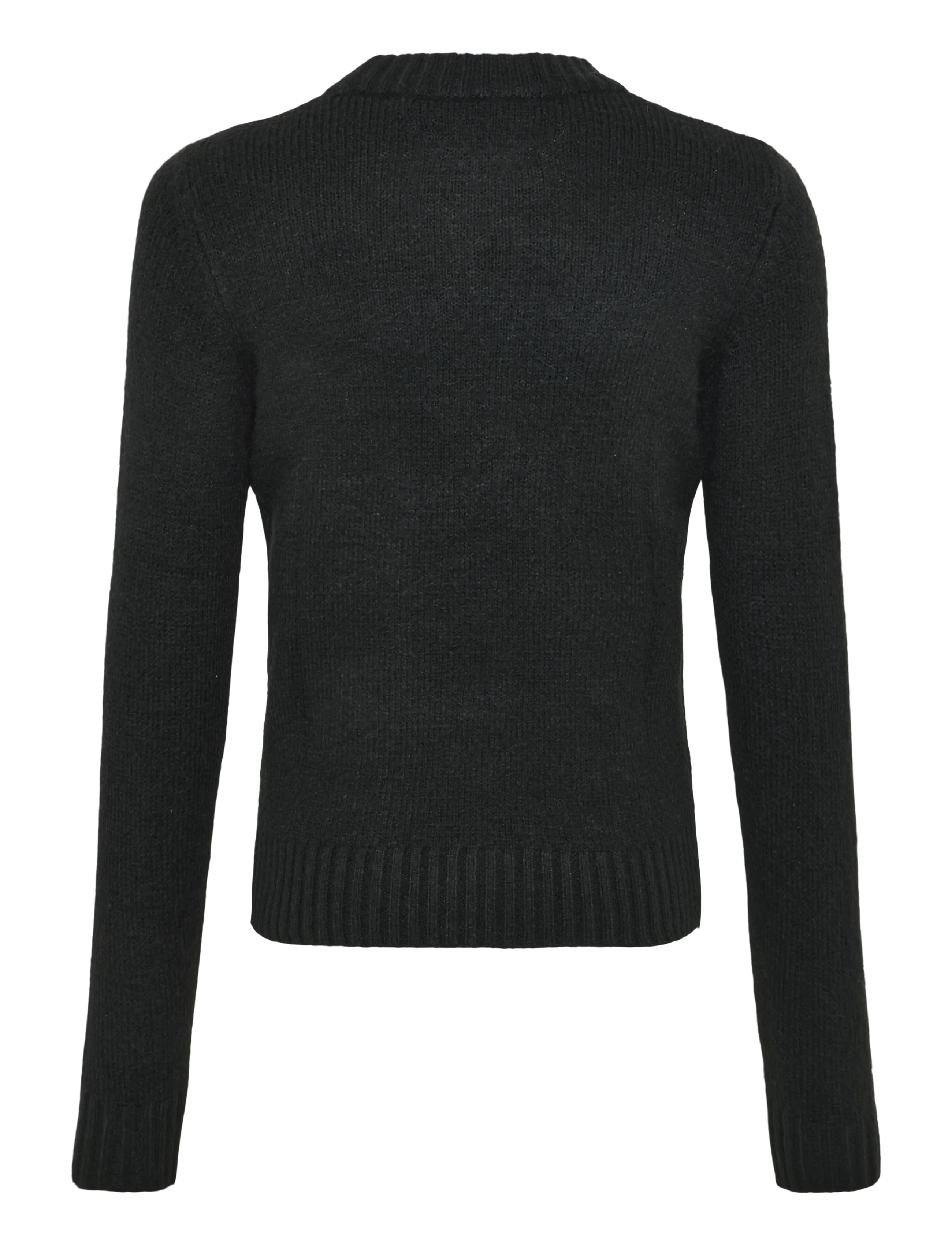 Jack & Jones - JJESOHO OLLIE KNIT CREW NECK SN JNR - trøjer - black - 2