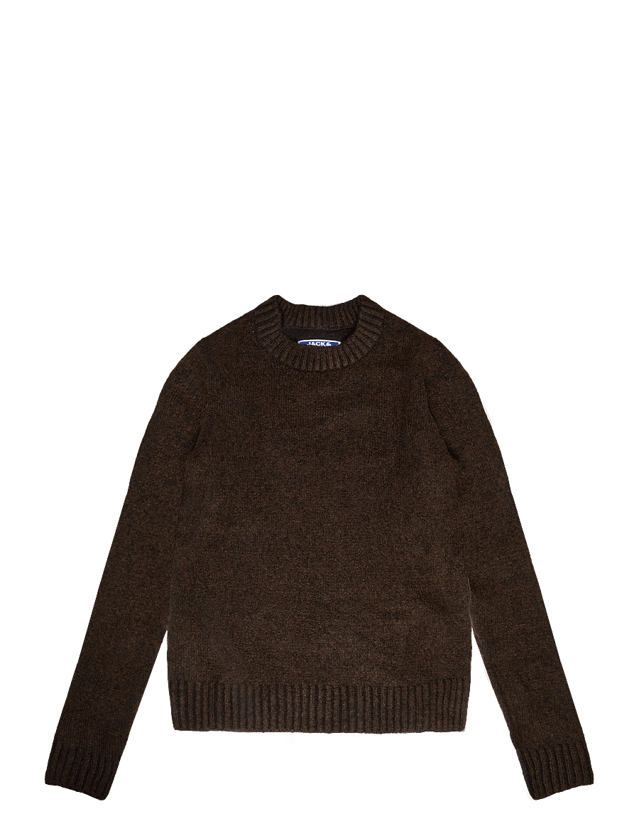 Jack & Jones - JJESOHO OLLIE KNIT CREW NECK SN JNR - džemprid - cocoa - 0