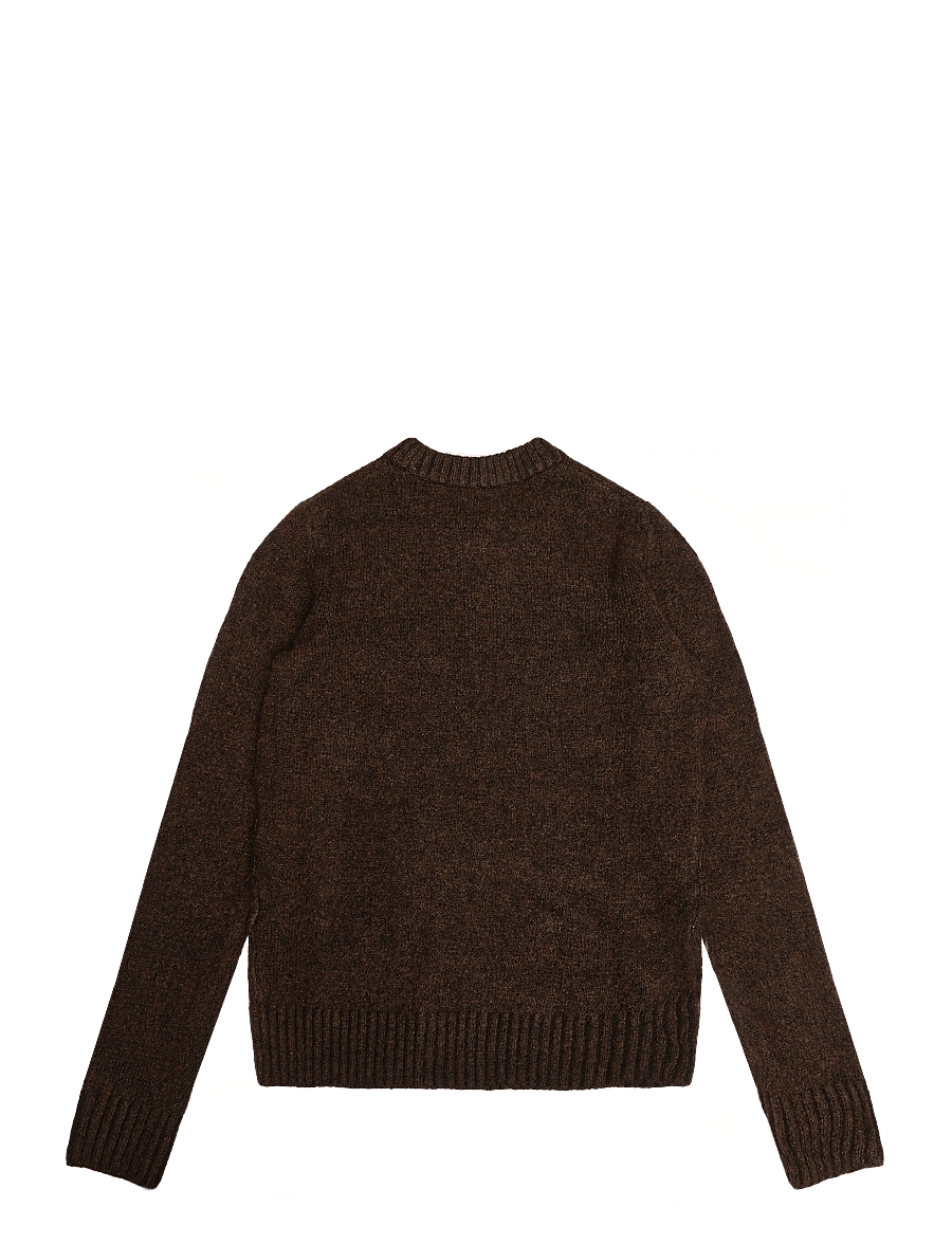 Jack & Jones - JJESOHO OLLIE KNIT CREW NECK SN JNR - džemprid - cocoa - 1