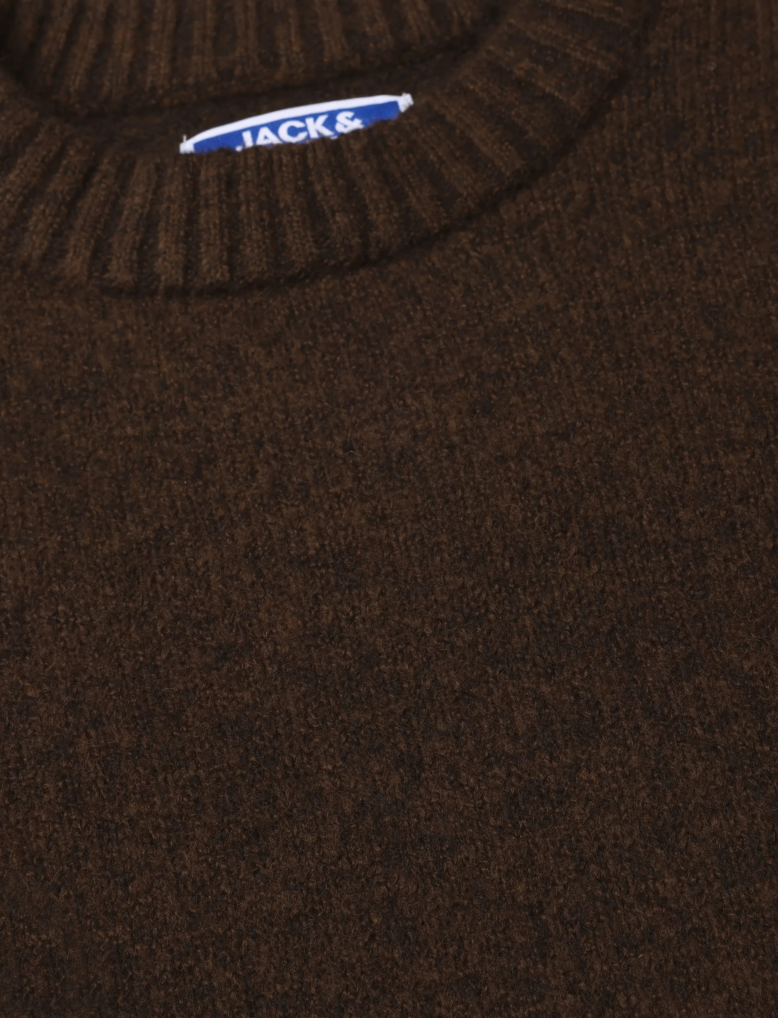 Jack & Jones - JJESOHO OLLIE KNIT CREW NECK SN JNR - jumpers - cocoa - 2