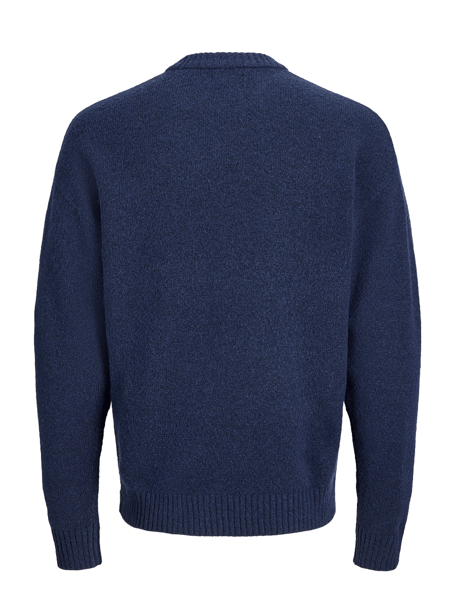 Jack & Jones - JJESOHO OLLIE KNIT CREW NECK SN JNR - trøjer - navy blazer - 2