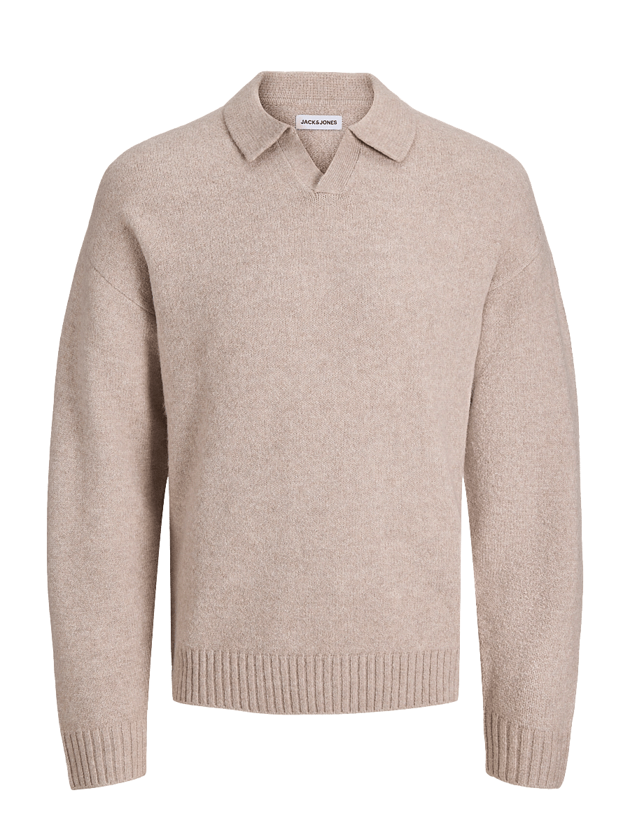 Jack & Jones - JJESOHO OLLIE KNIT SPLIT NECK JNR - atmosphere - 0