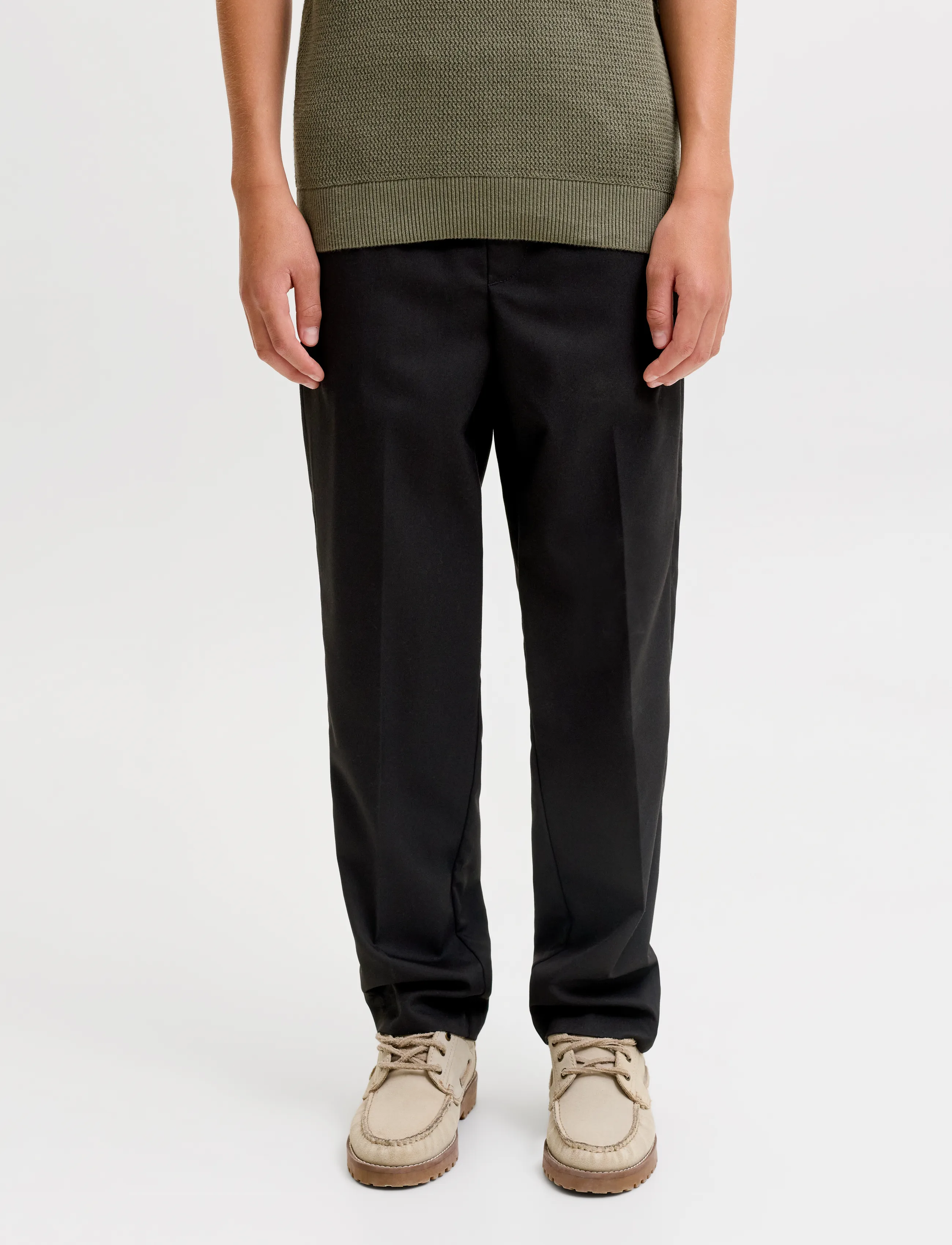Jack & Jones JPSTKANE TOBY JOGGER NOOS JNR - Mjukisbyxor - BLACK / black