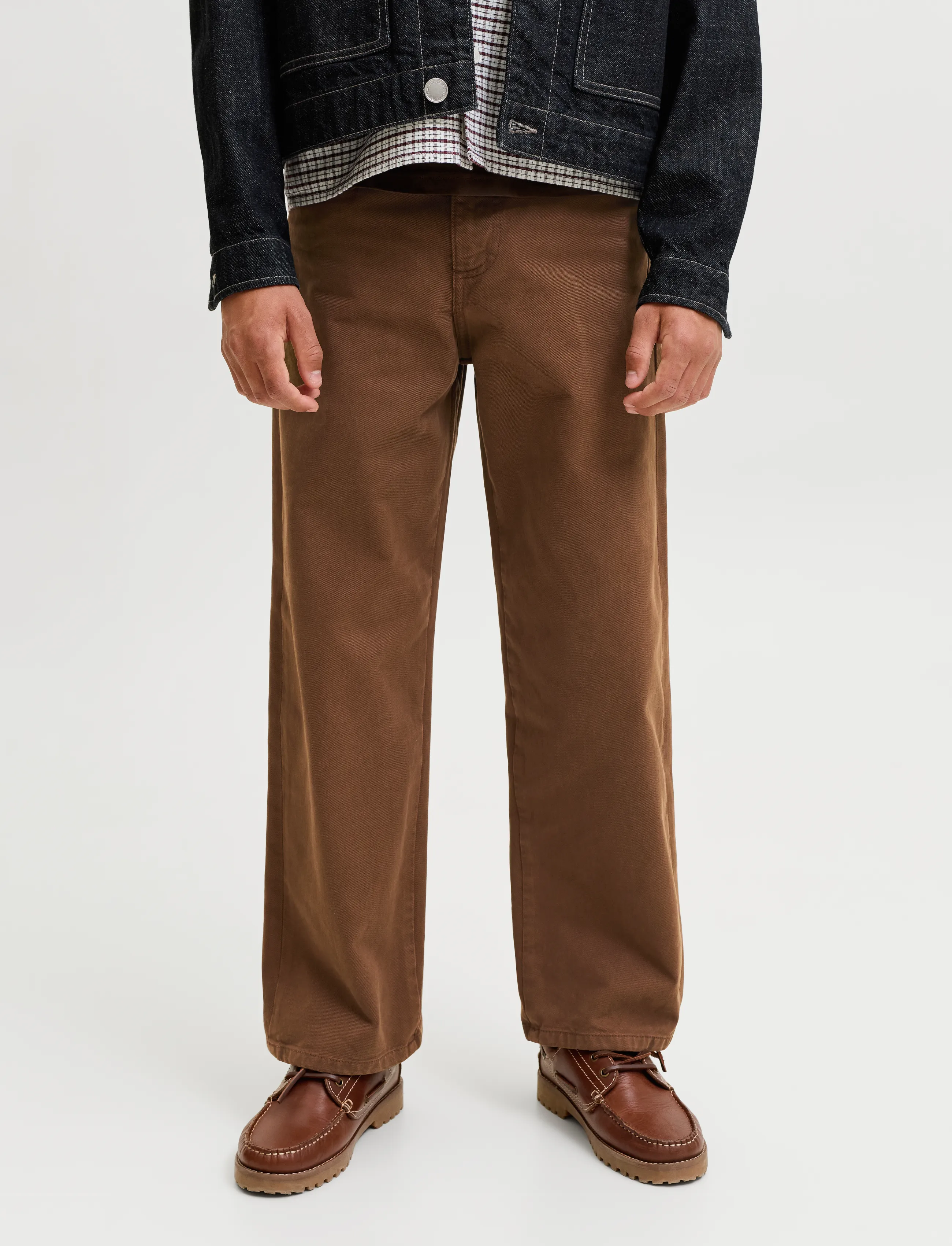 Jack & Jones JPSTALEX JJORIGINAL 017 JNR SN - Püksid - COCOA / brown