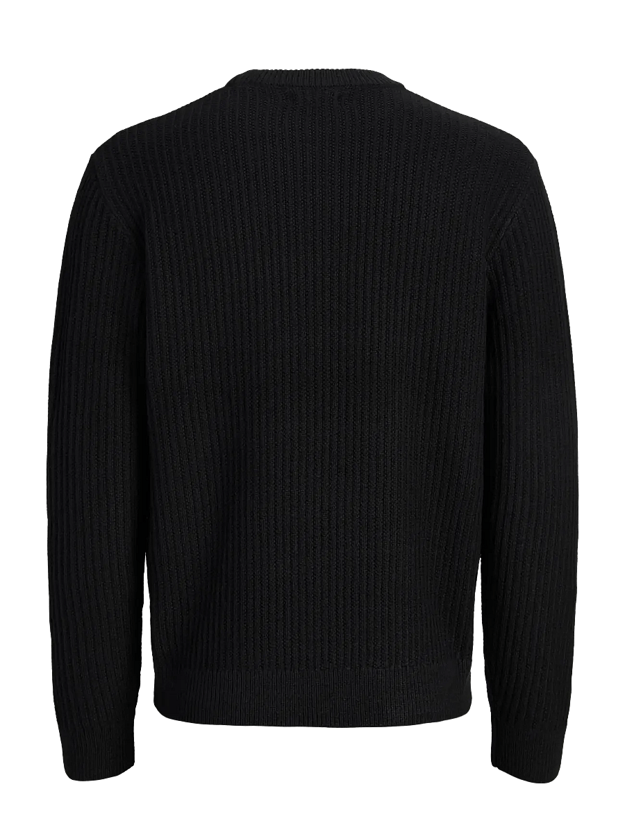 Jack & Jones - JJSAGE KNIT CREW NECK JNR - pullover - black - 1