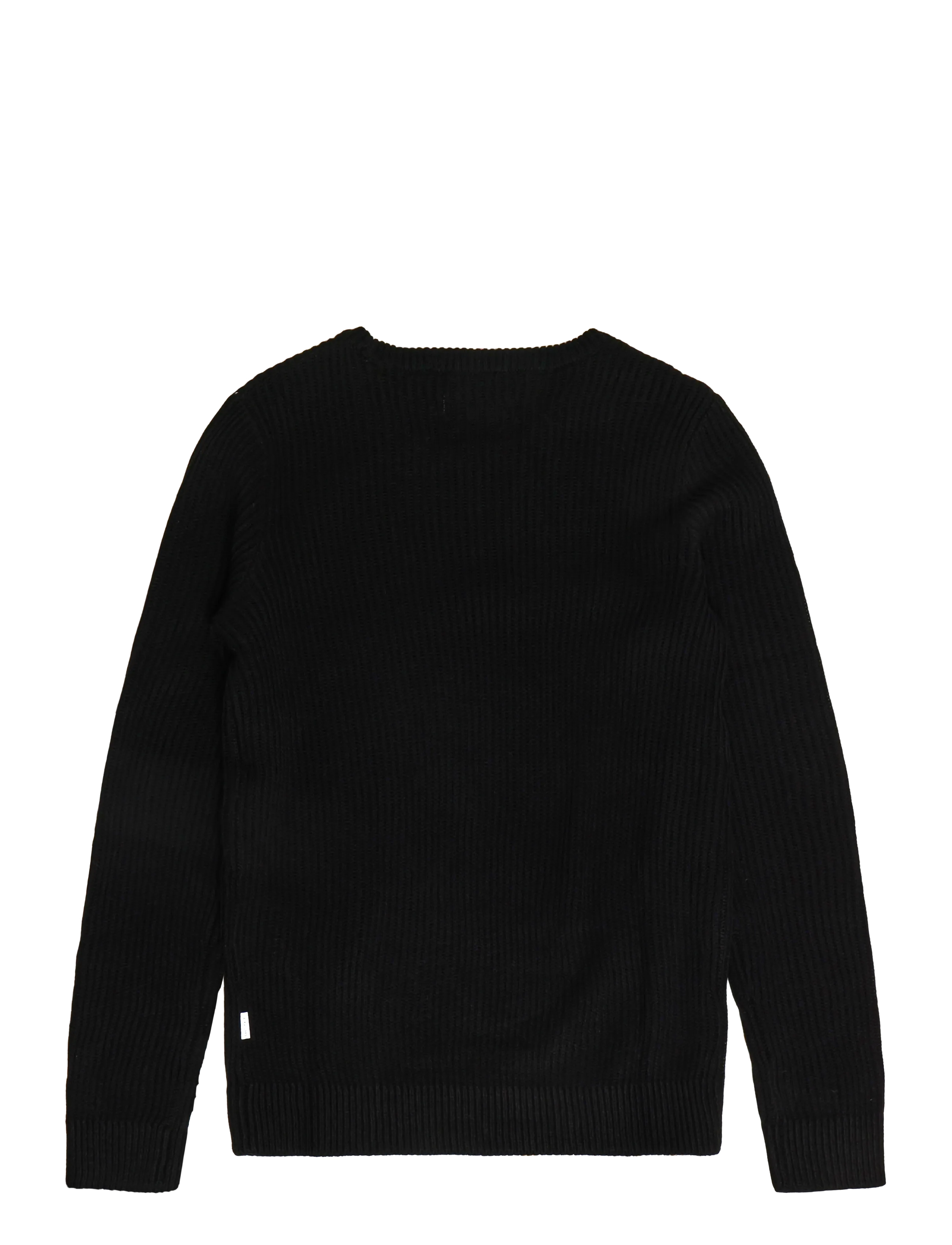 Jack & Jones - JJPANNEL KNIT CREW NECK AW26 JNR - džemprid - black - 1
