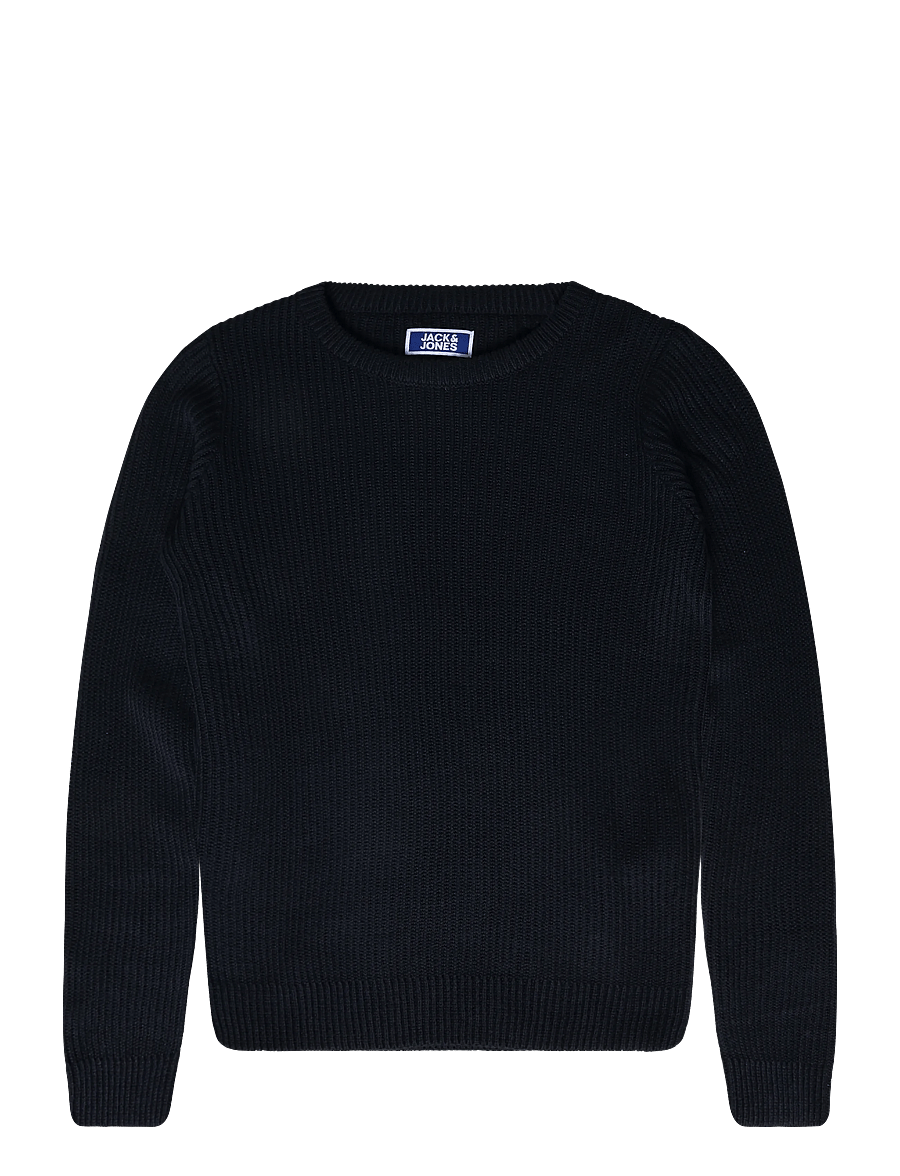 Jack & Jones - JJPANNEL KNIT CREW NECK AW26 JNR - pullover - navy blazer - 0