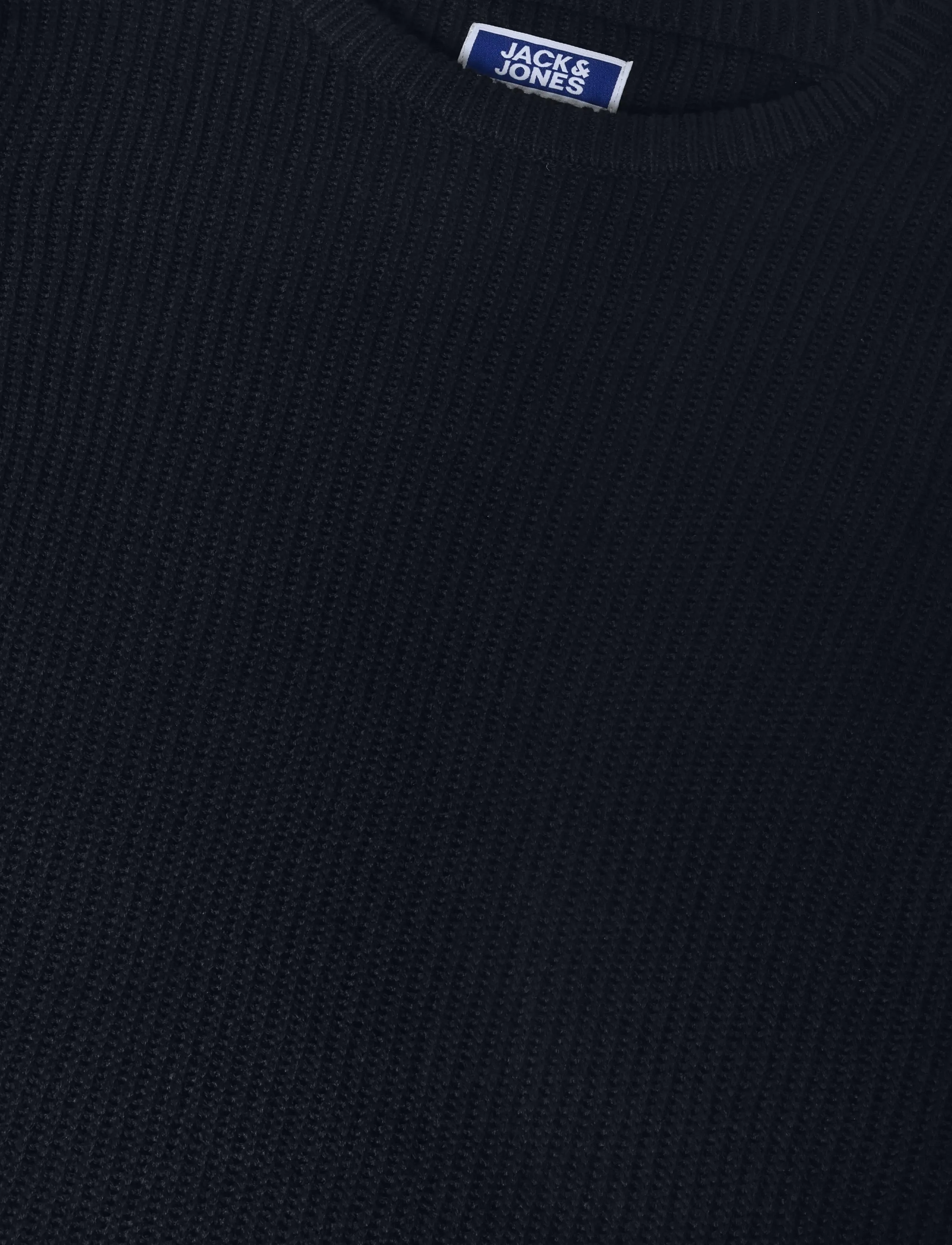 Jack & Jones - JJPANNEL KNIT CREW NECK AW26 JNR - pullover - navy blazer - 2