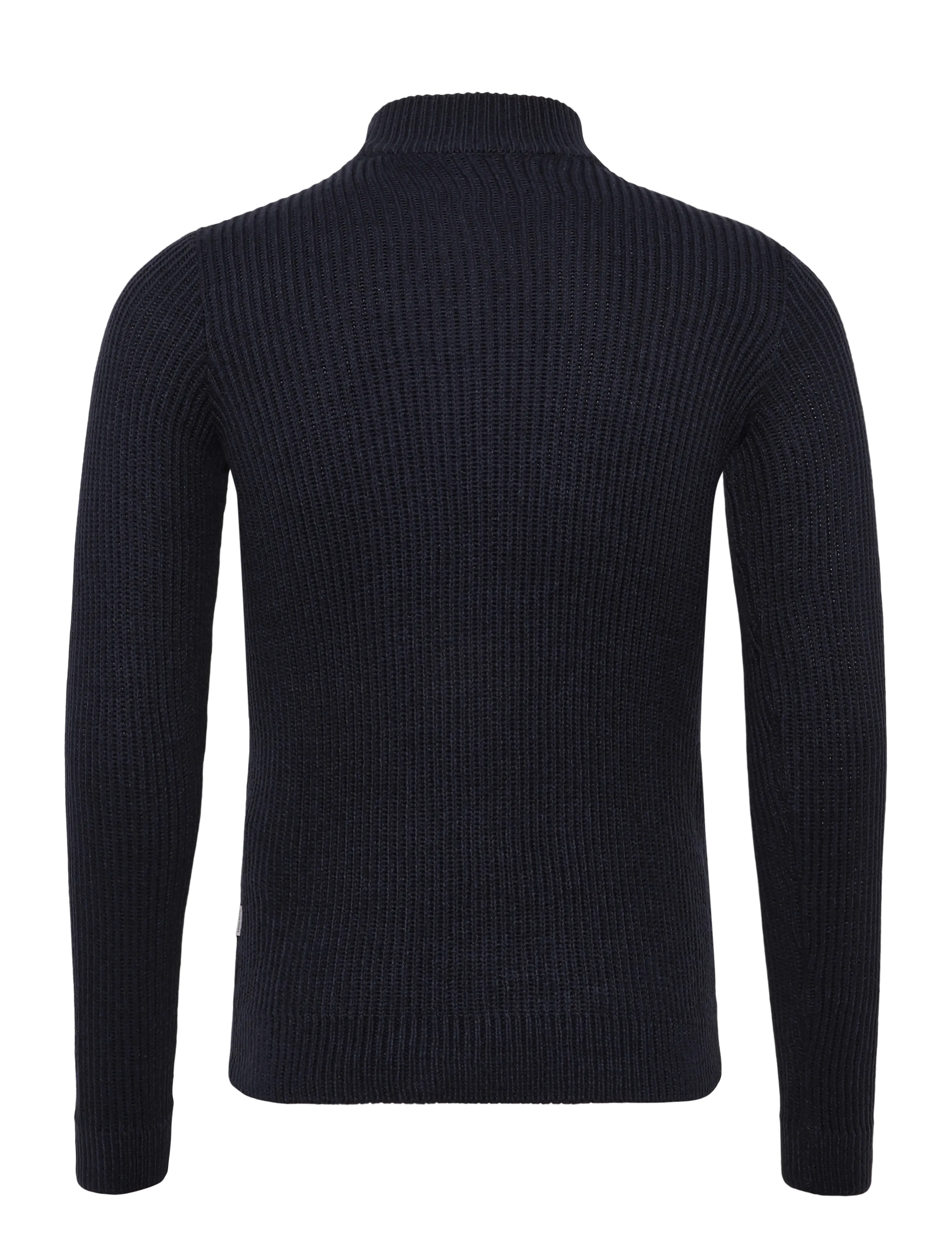 Jack & Jones - JJPANNEL KNIT HALF ZIP AW26 JNR - pullover - navy blazer - 1