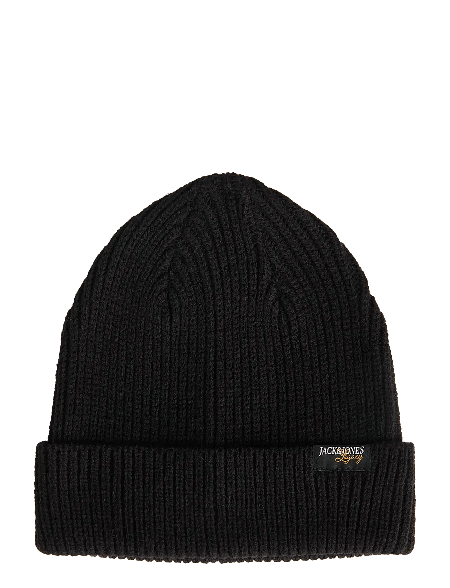 Jack & Jones - JACJADE BEANIE BF JNR - kootud mütsid - black - 0