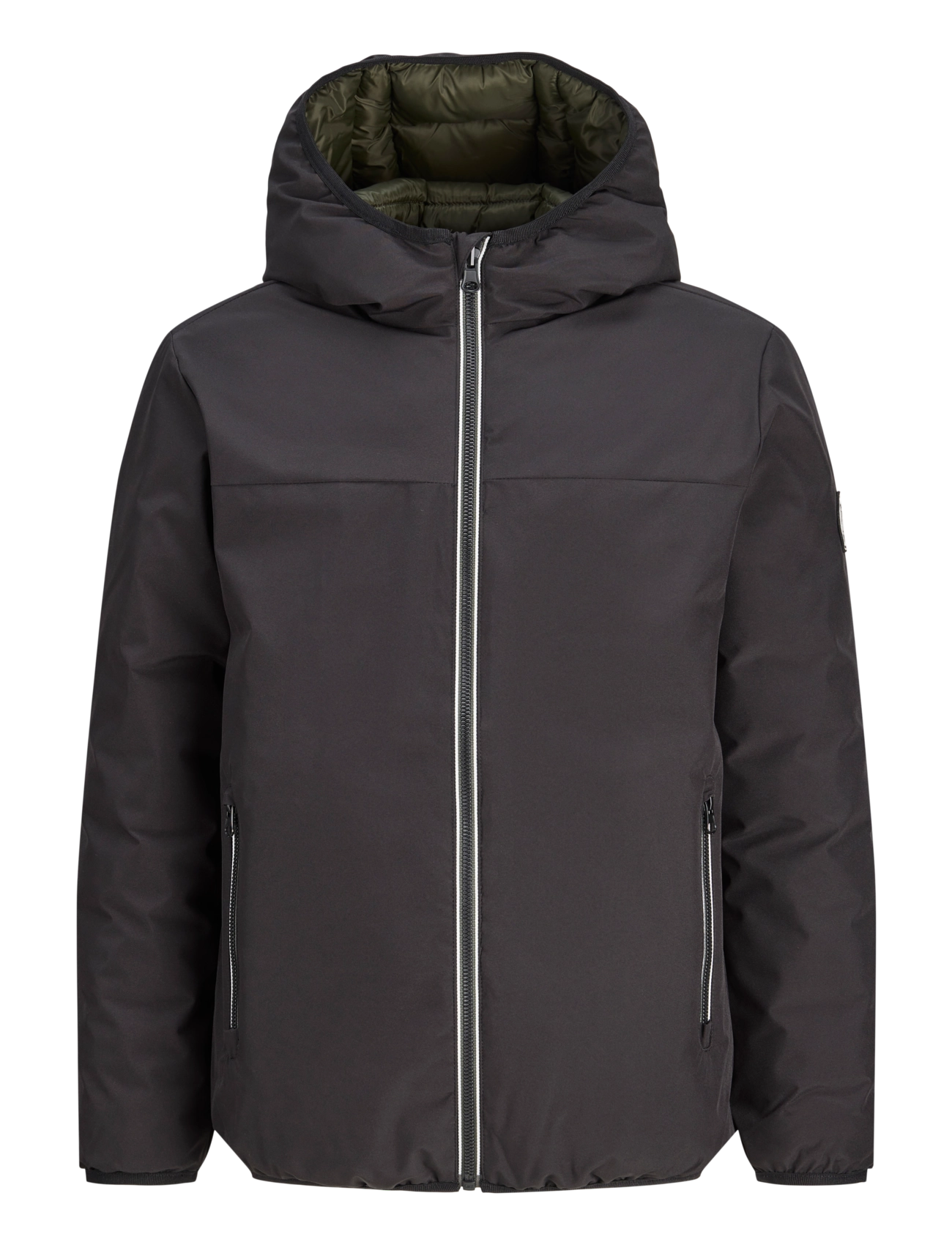 Jack & Jones JJEBROOKLYN REVERSIBLE JACKET SN JNR - Jack & Jones Junior - BLACK / black