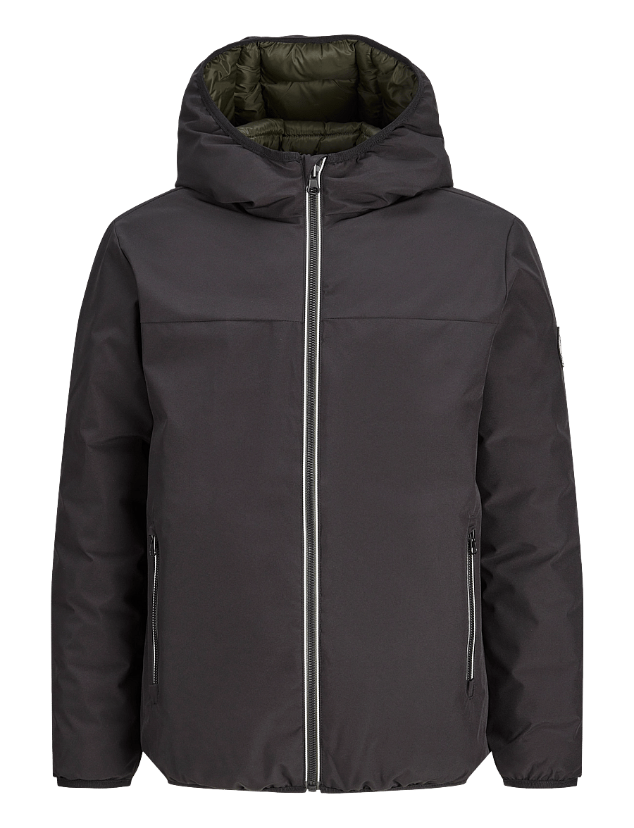 Jack & Jones - JJEBROOKLYN REVERSIBLE JACKET SN JNR - black - 1