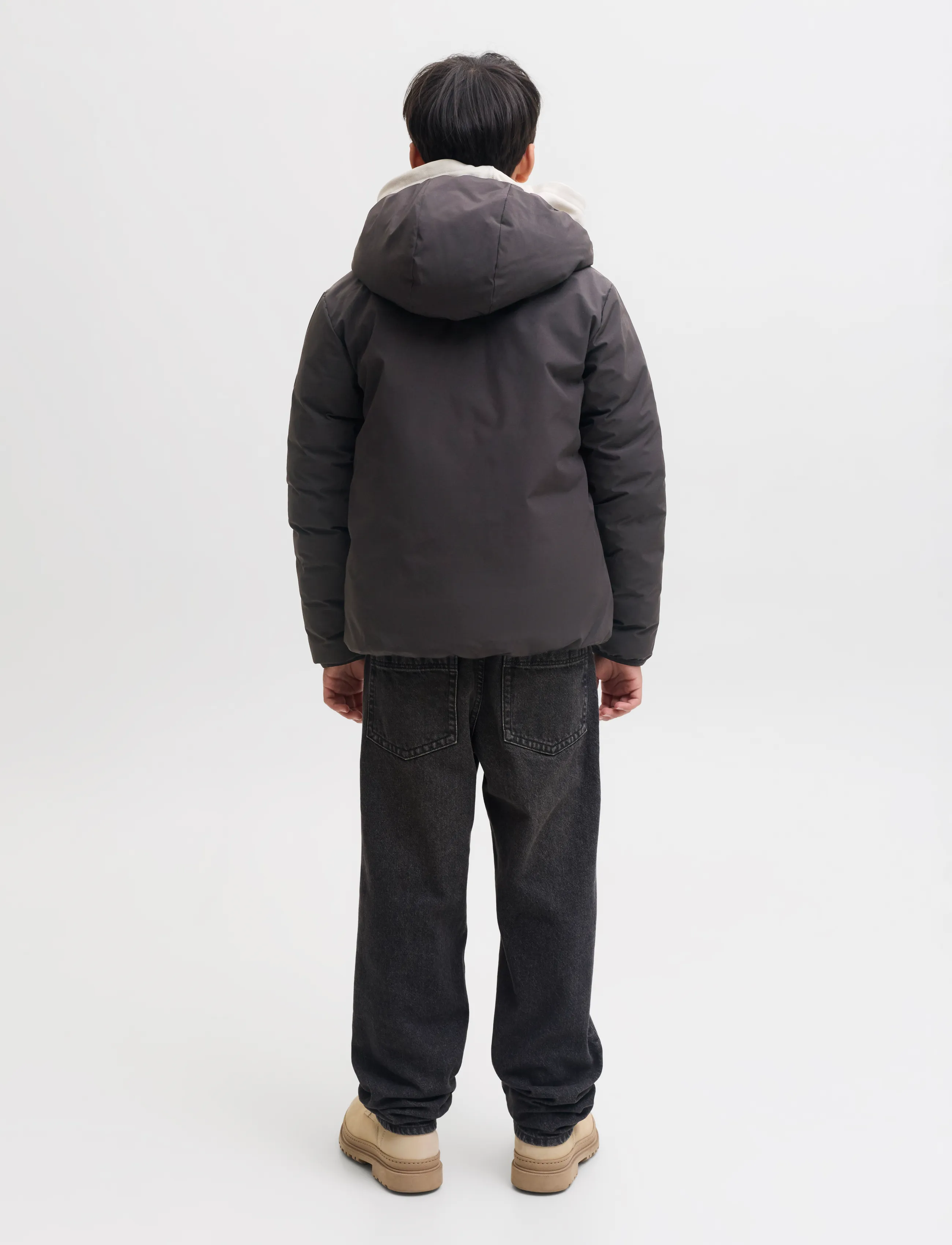Jack & Jones - JJEBROOKLYN REVERSIBLE JACKET SN JNR - black - 3