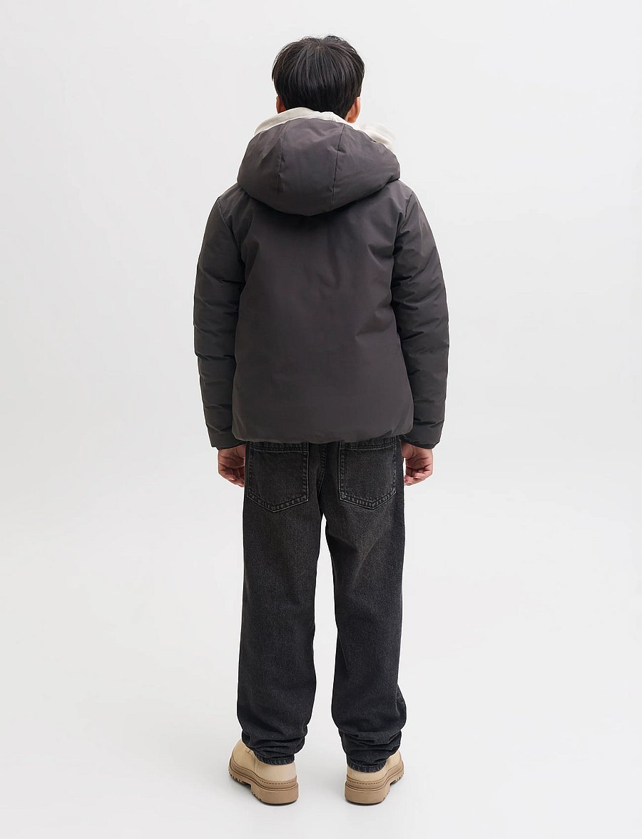 Jack & Jones - JJEBROOKLYN REVERSIBLE JACKET SN JNR - black - 3