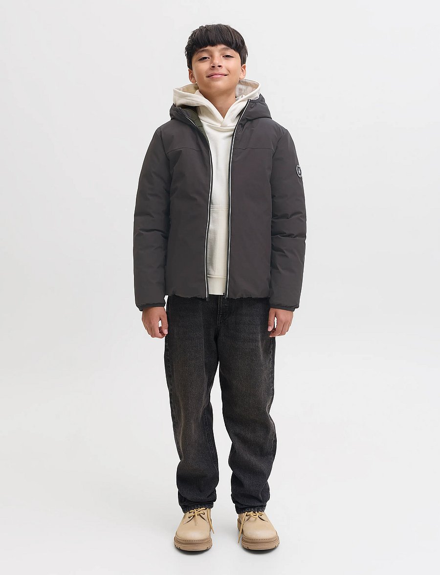 Jack & Jones - JJEBROOKLYN REVERSIBLE JACKET SN JNR - black - 4