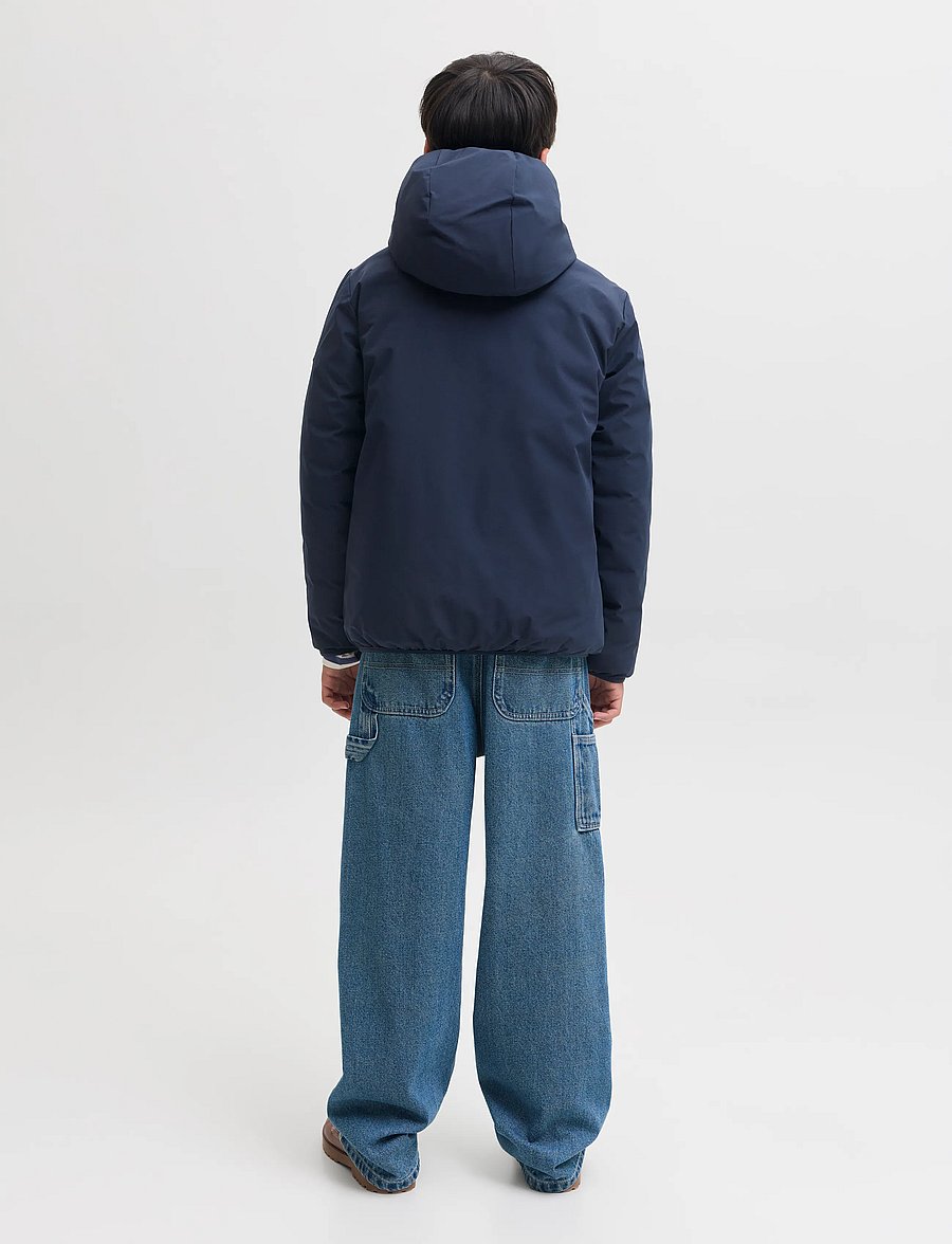 Jack & Jones - JJEBROOKLYN REVERSIBLE JACKET SN JNR - termojakker - navy blazer - 3