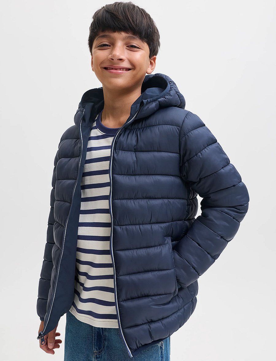 Jack & Jones - JJEBROOKLYN REVERSIBLE JACKET SN JNR - termojakker - navy blazer - 5