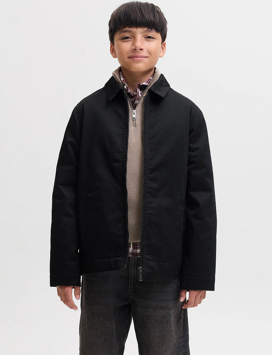 Jack & Jones - JJECOLTON WORKER JACKET JNR - black - 0